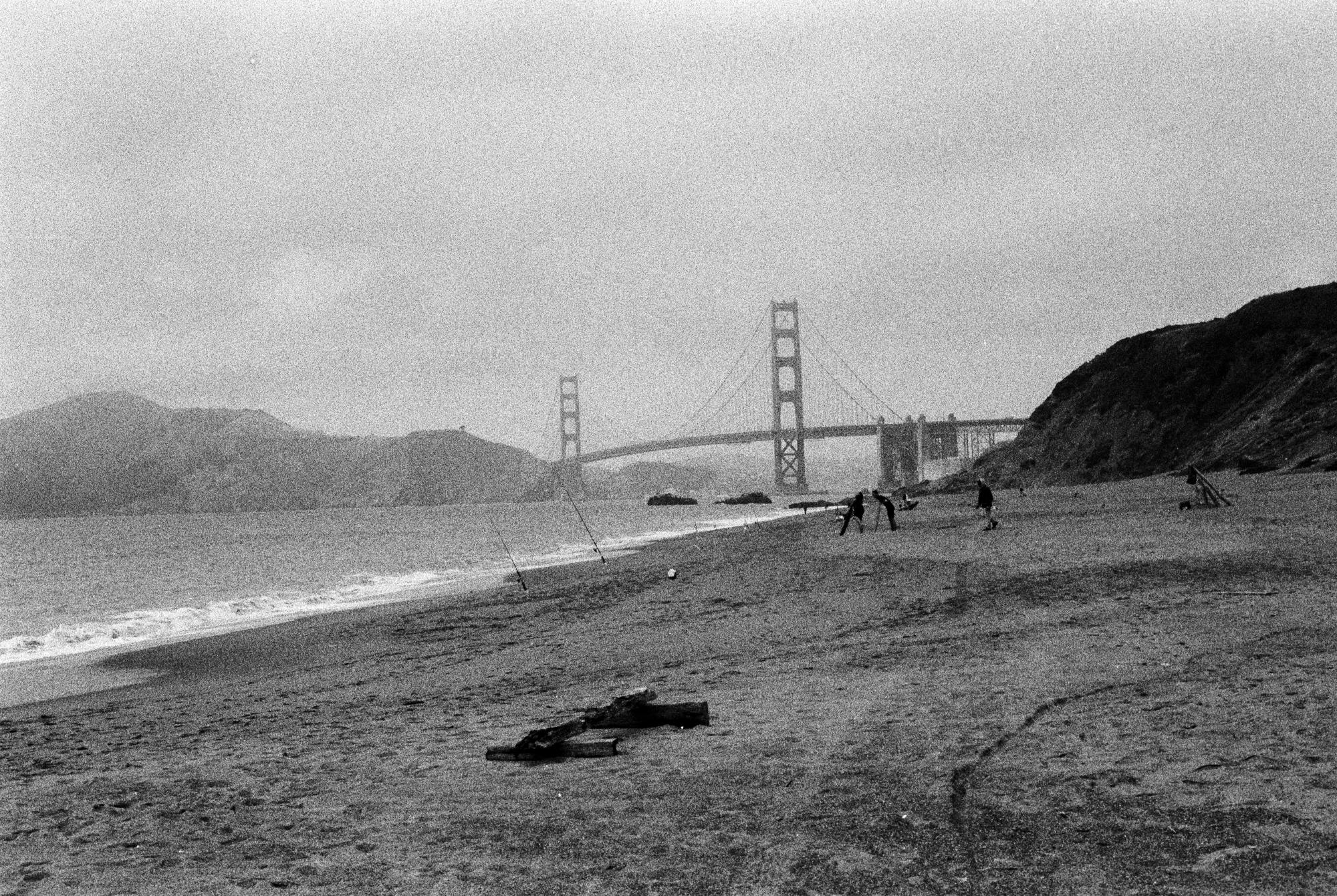 California (Black & White) - Golden Gate #2
