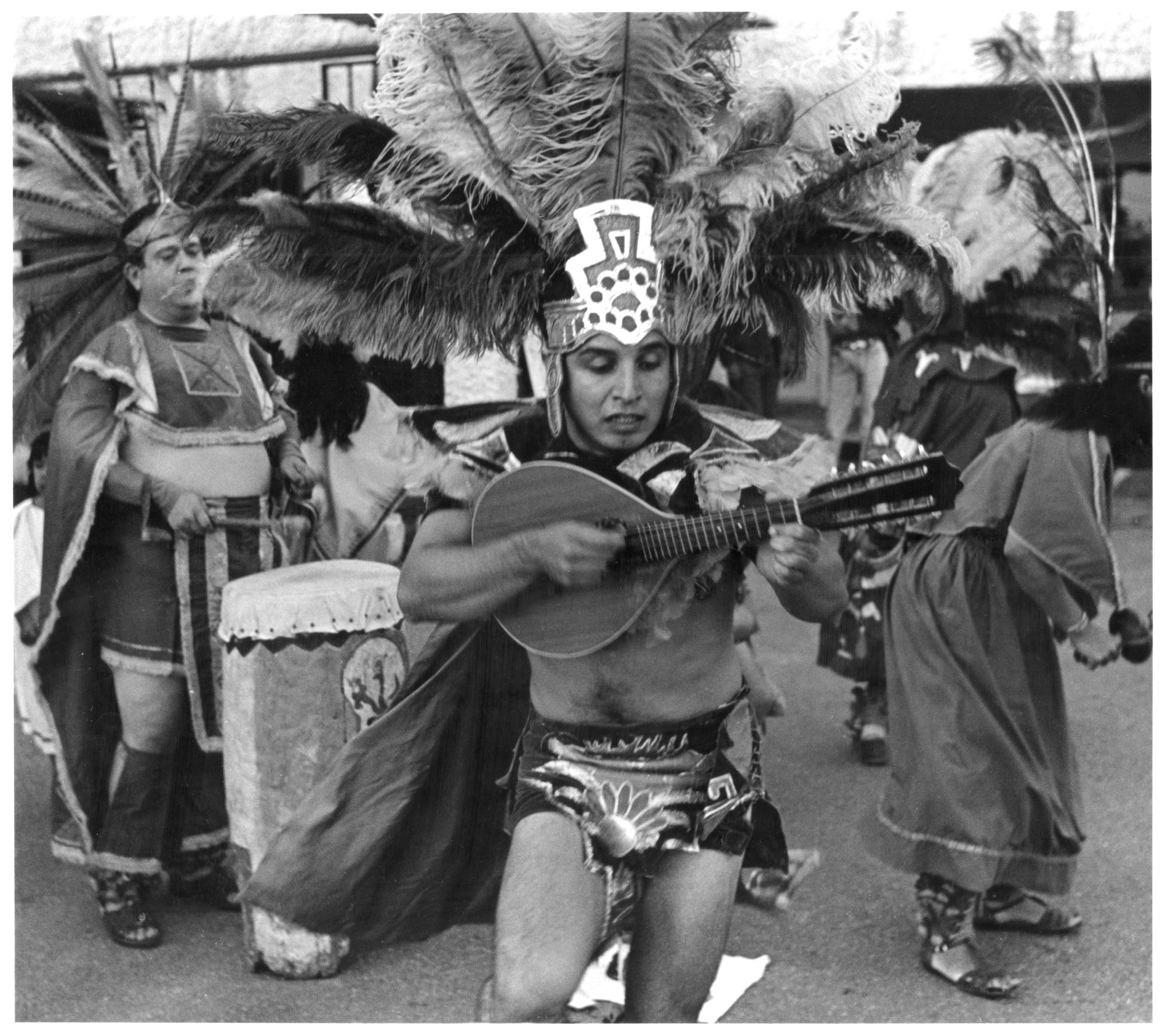 Daily Texan (1990 #2) - Aztec Dancers #2