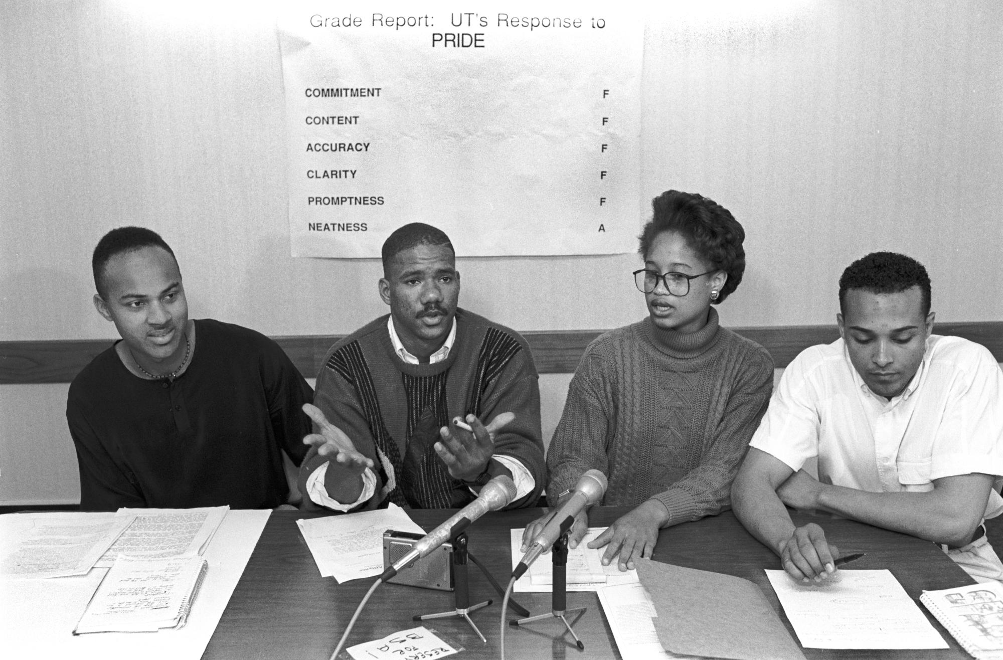 Daily Texan (1990 #2) - BSA Press Conference #1