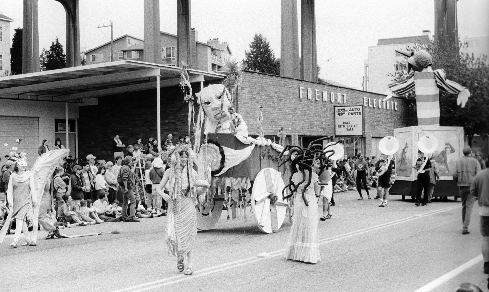 Seattle (Black & White) - Fremont Solstice Parade #03