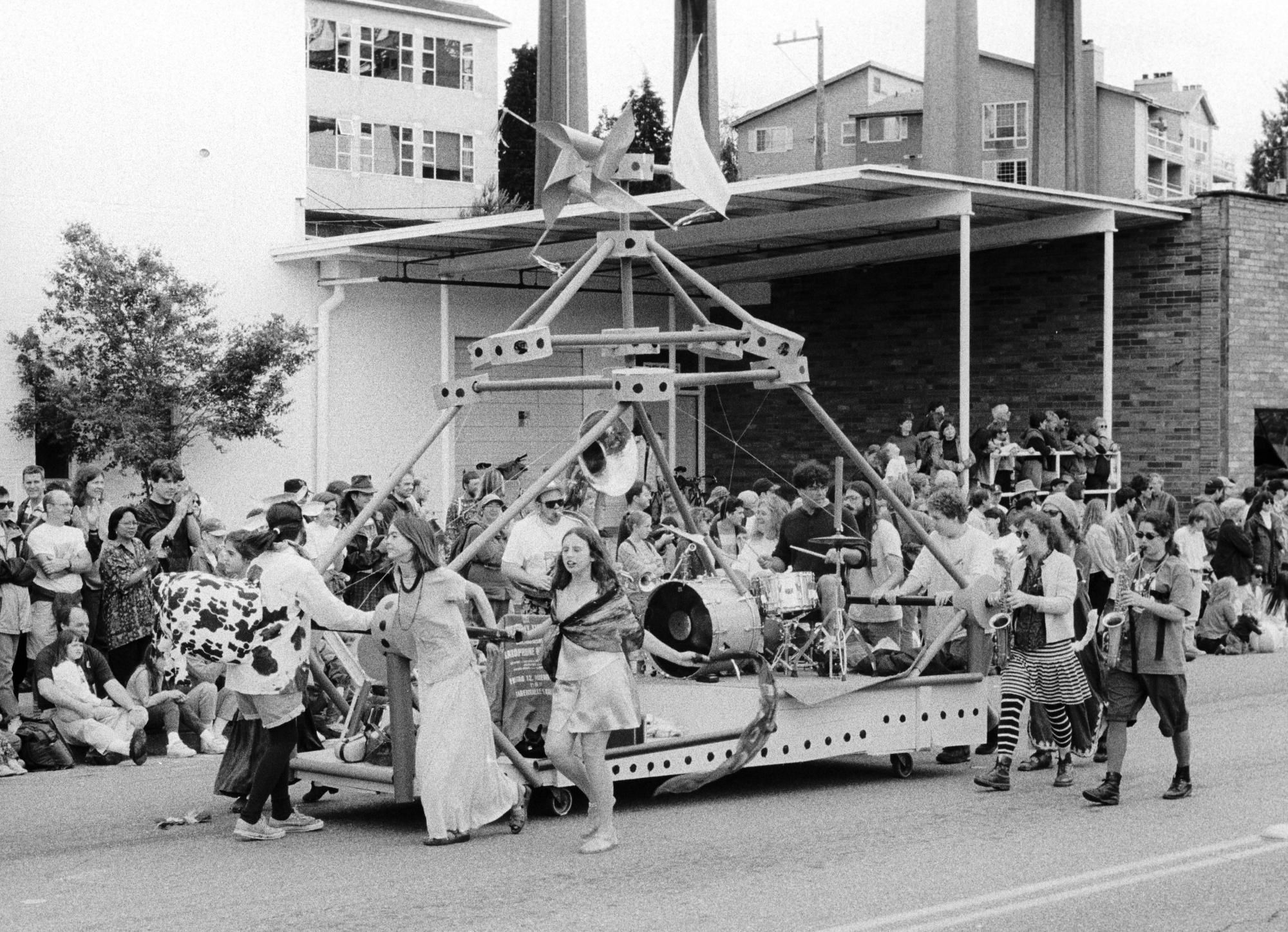 Seattle (Black & White) - Fremont Solstice Parade #05