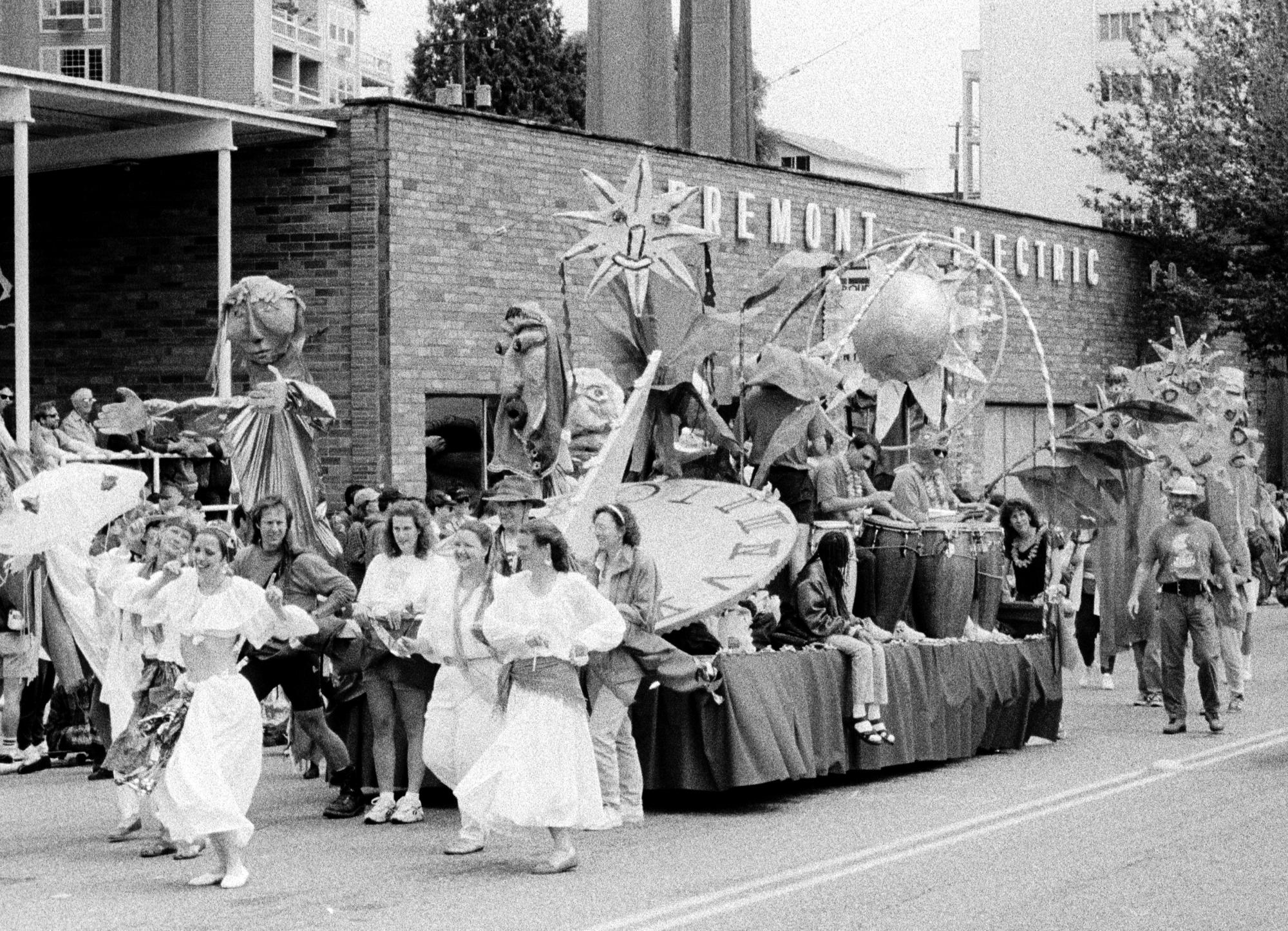 Seattle (Black & White) - Fremont Solstice Parade #09
