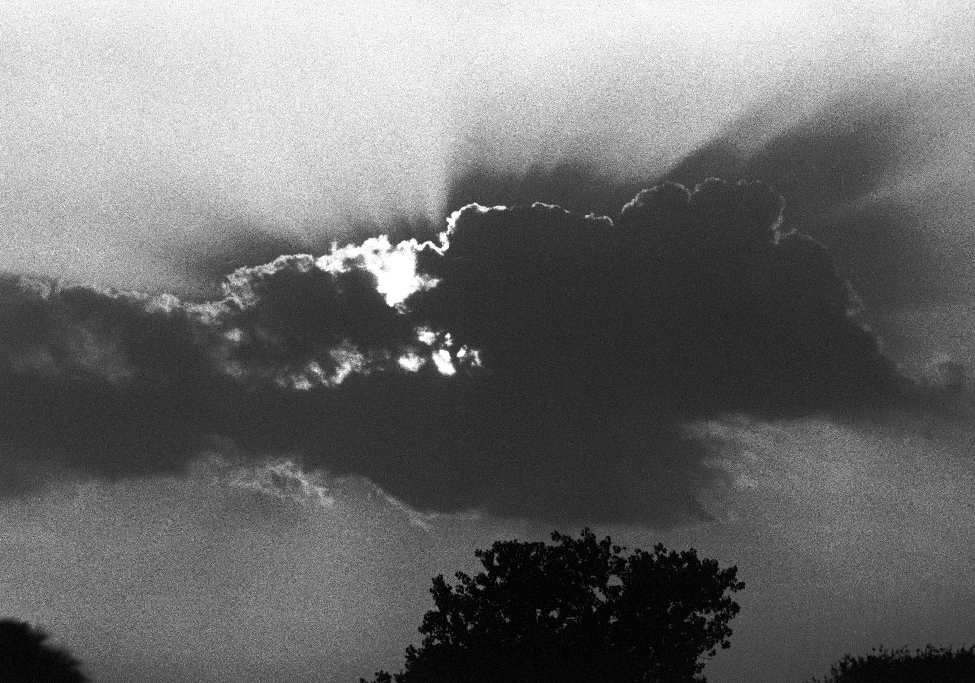 Texas (Black & White) - Clouds