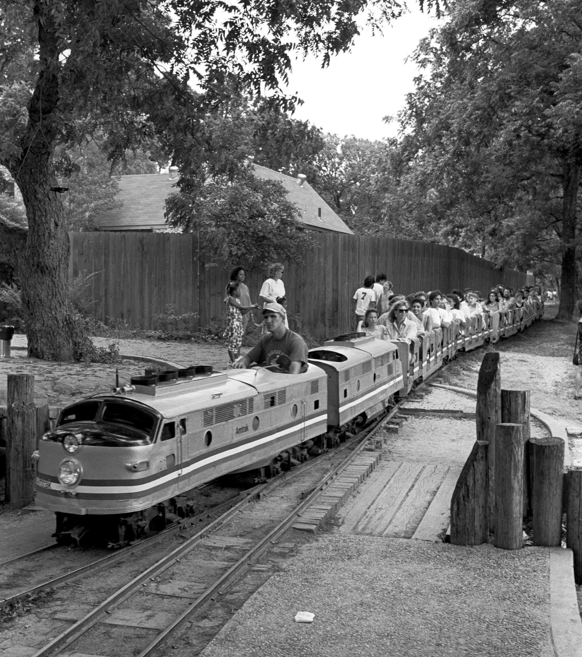 Texas (Black & White) - Park Train