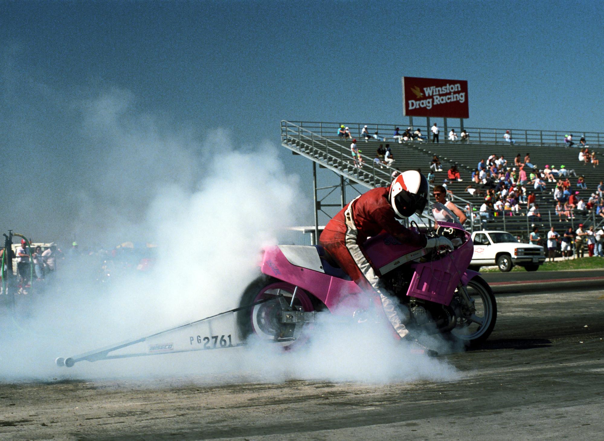 Texas Motor Drag Racing (1991) - Drag Racing Warm Up Start #4