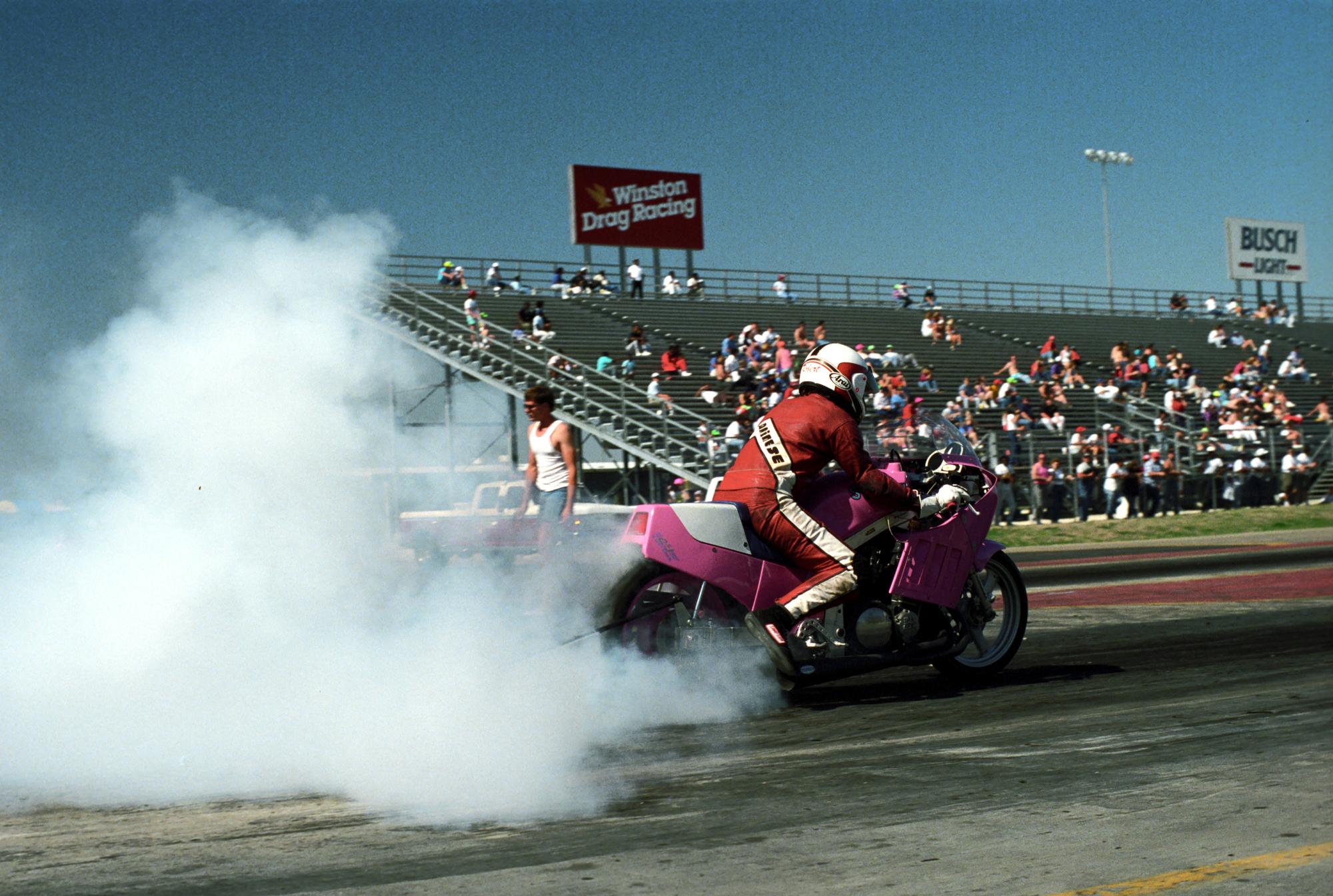 Texas Motor Drag Racing (1991) - Drag Racing Warm Up Start #5