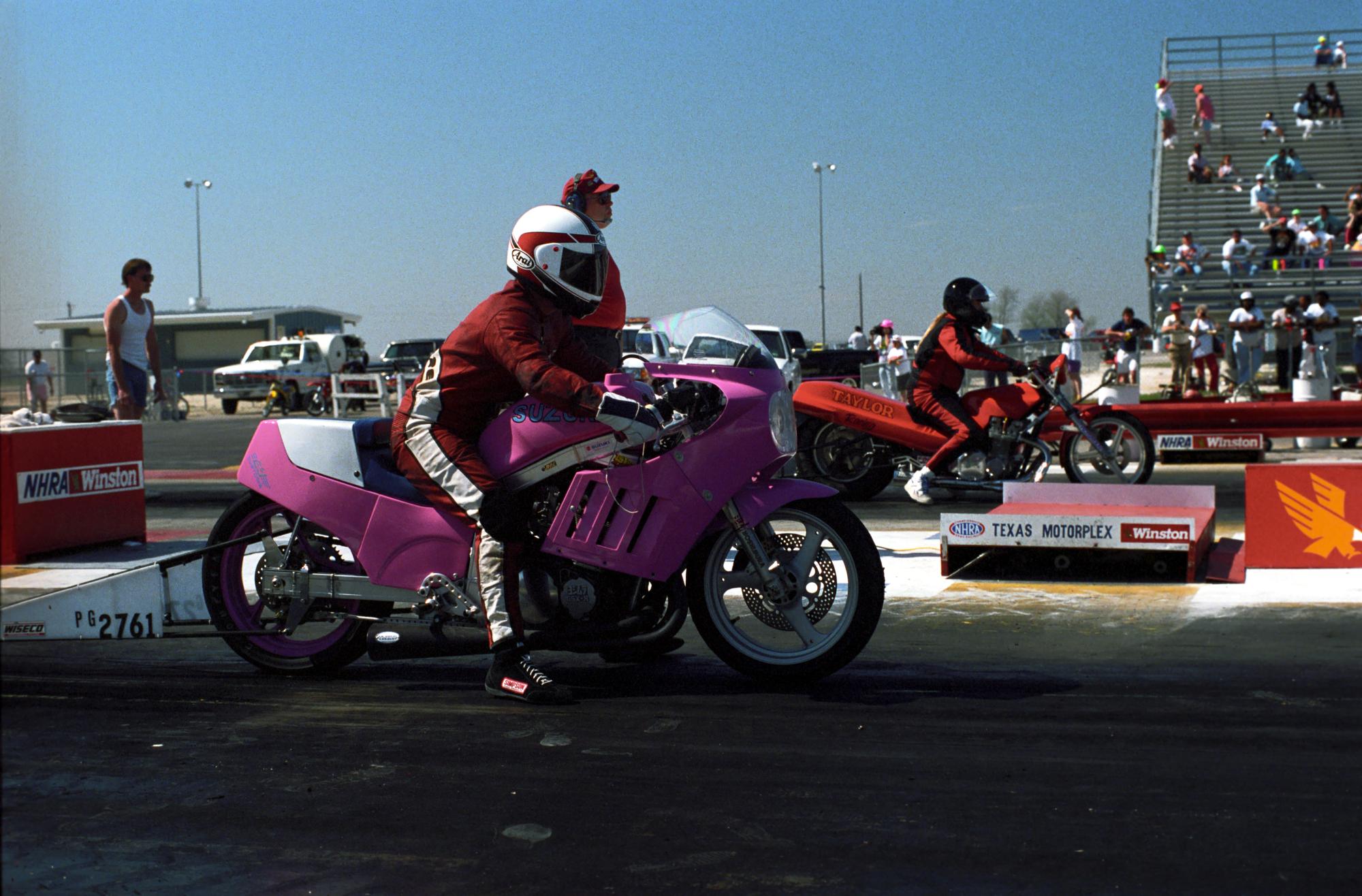 Texas Motor Drag Racing (1991) - Drag Racing Warm Up Start #6
