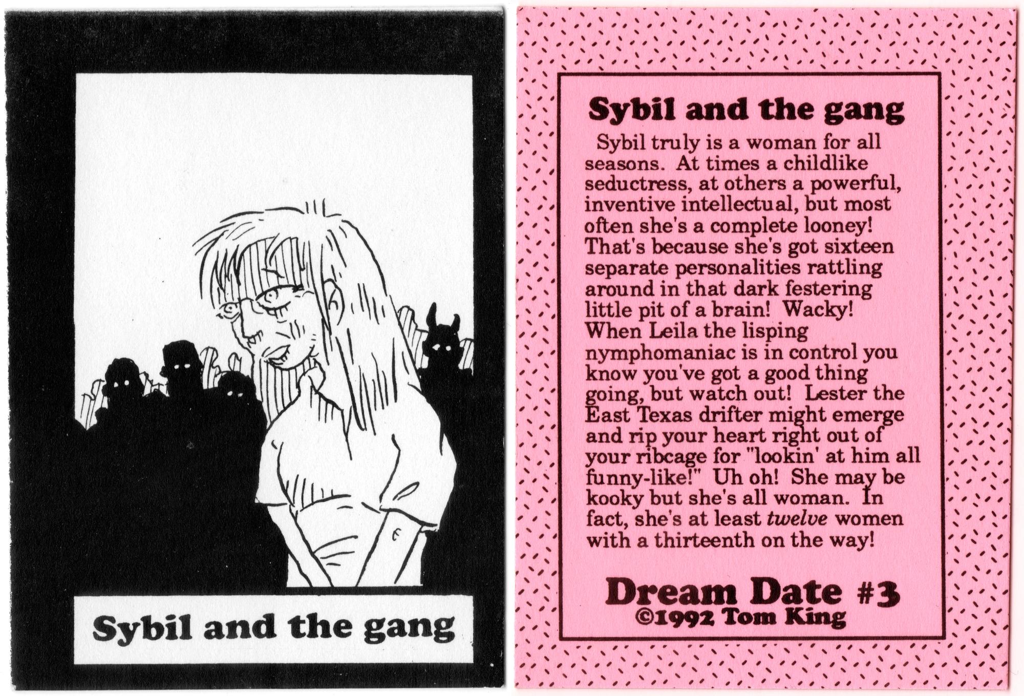 Wacky Humor - Tom King (1991-1992) - Dream Date #03
