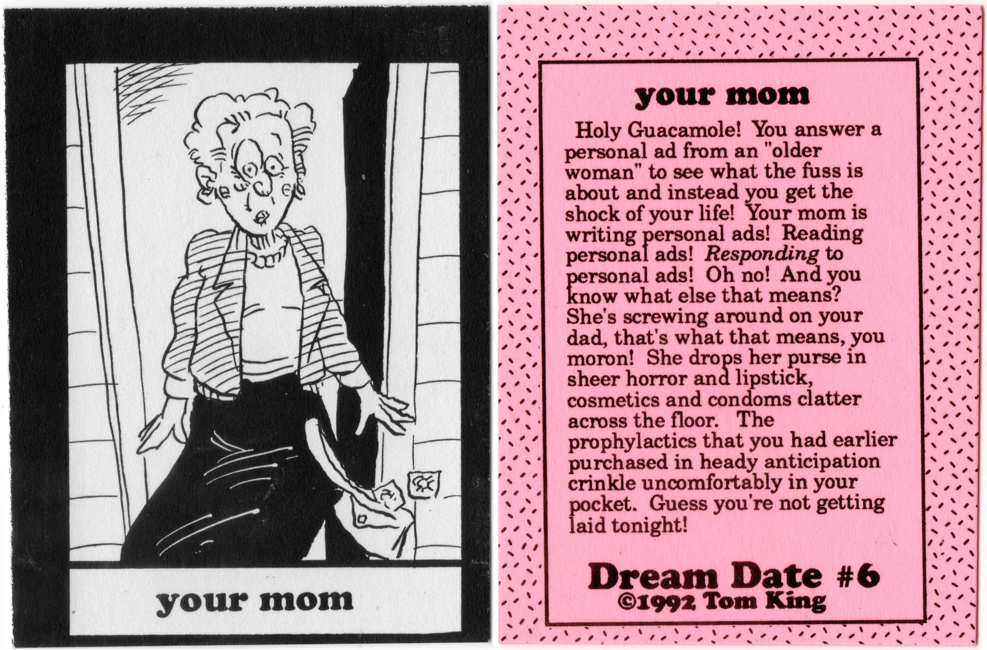 Wacky Humor - Tom King (1991-1992) - Dream Date #06