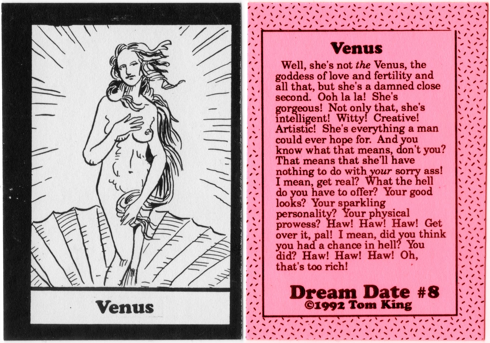 Wacky Humor - Tom King (1991-1992) - Dream Date #08