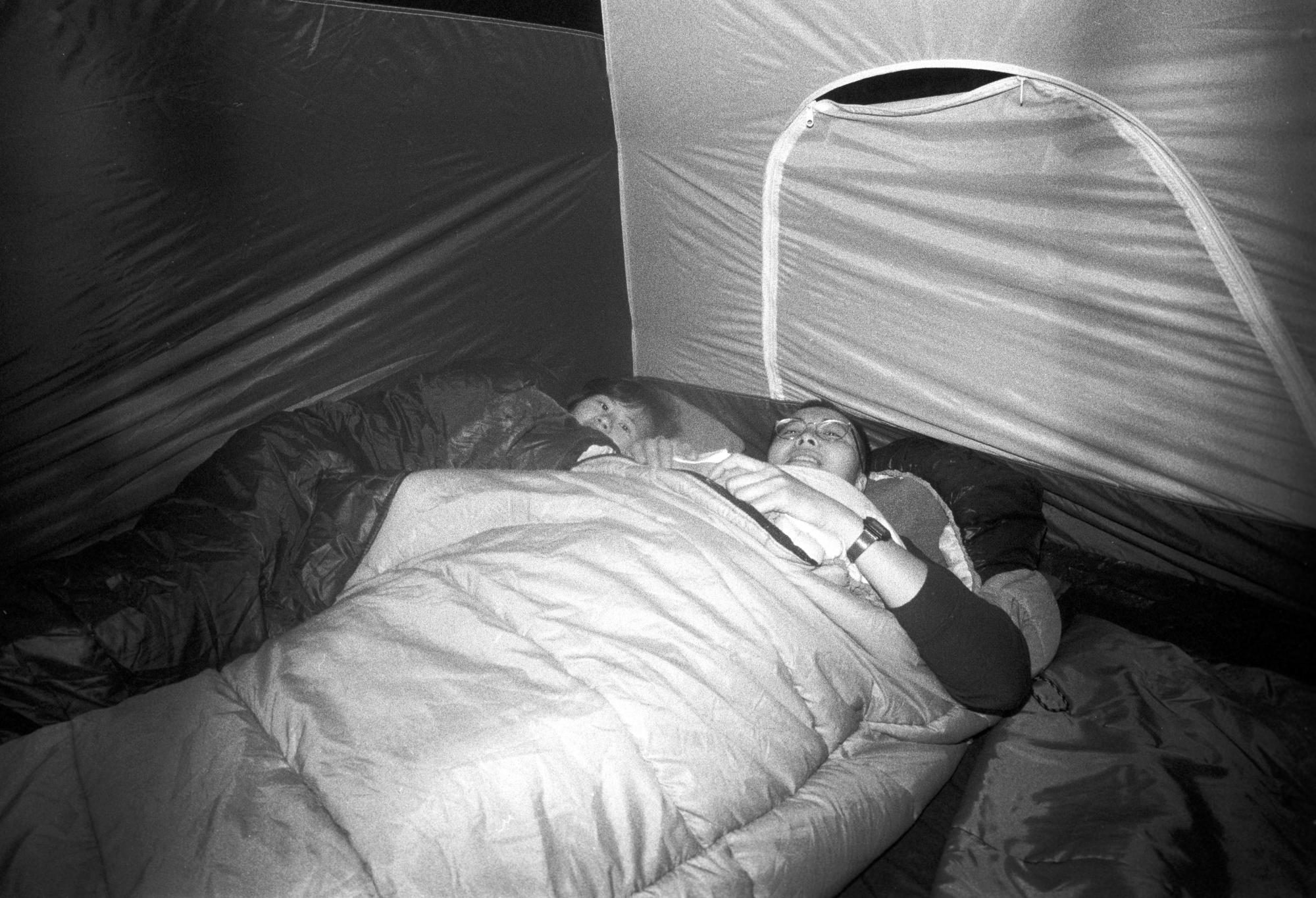 Washington State (Black & White) - Camping #2