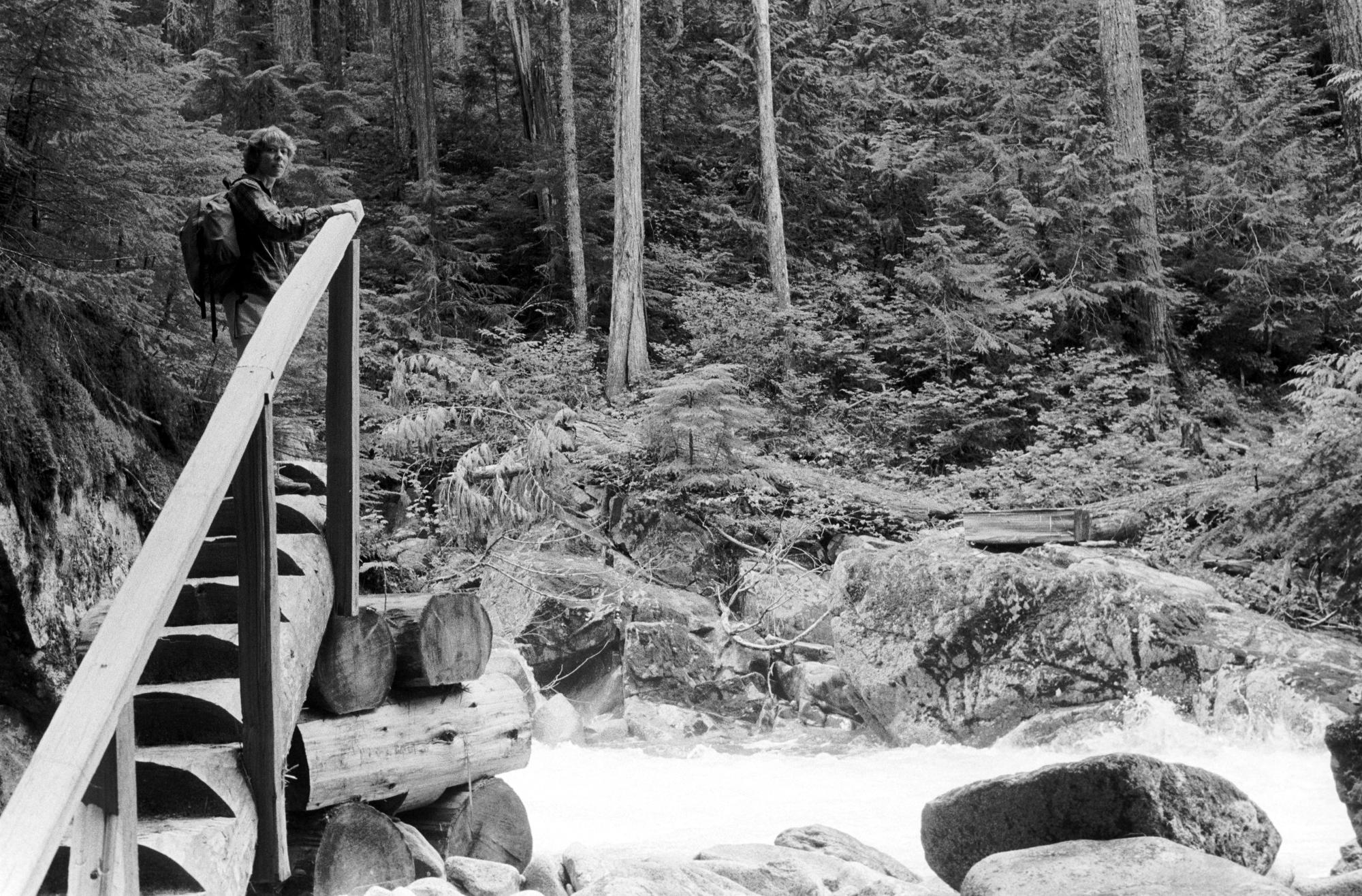 Washington State (Black & White) - Trail