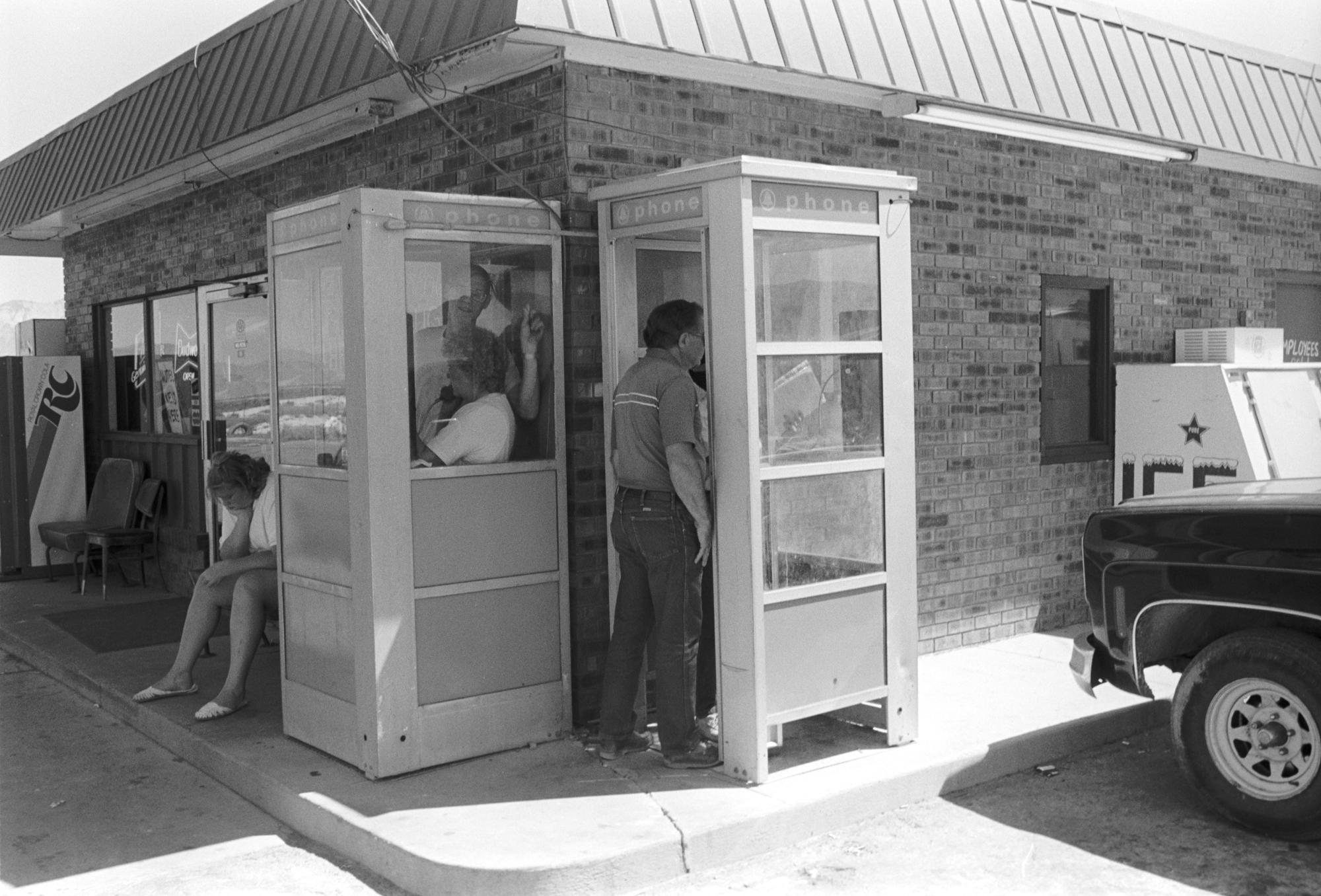 Western US (Black & White) - Phone Booths