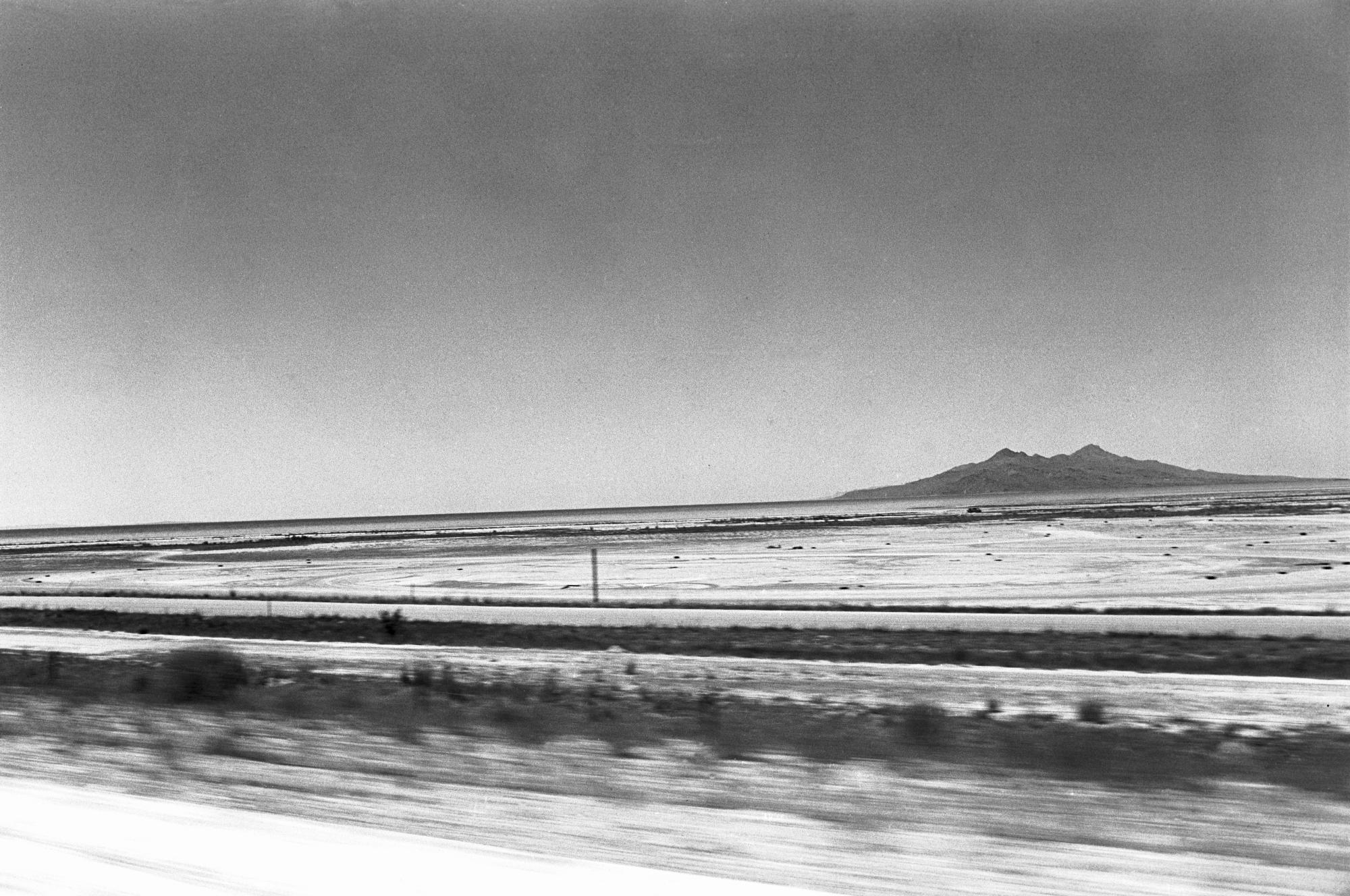 Western US (Black & White) - Salt Flats