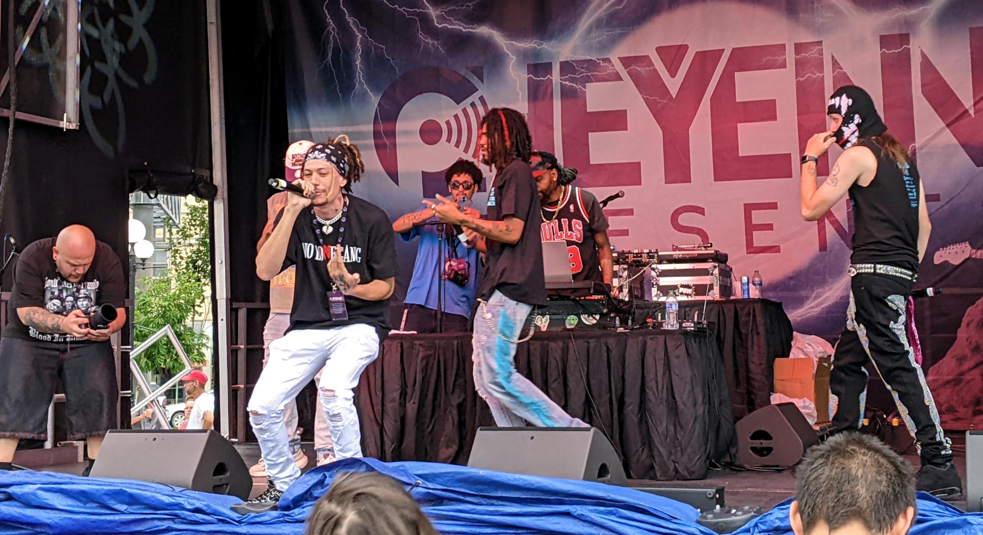 Cheyenne Music - Rap At The Plaza #1