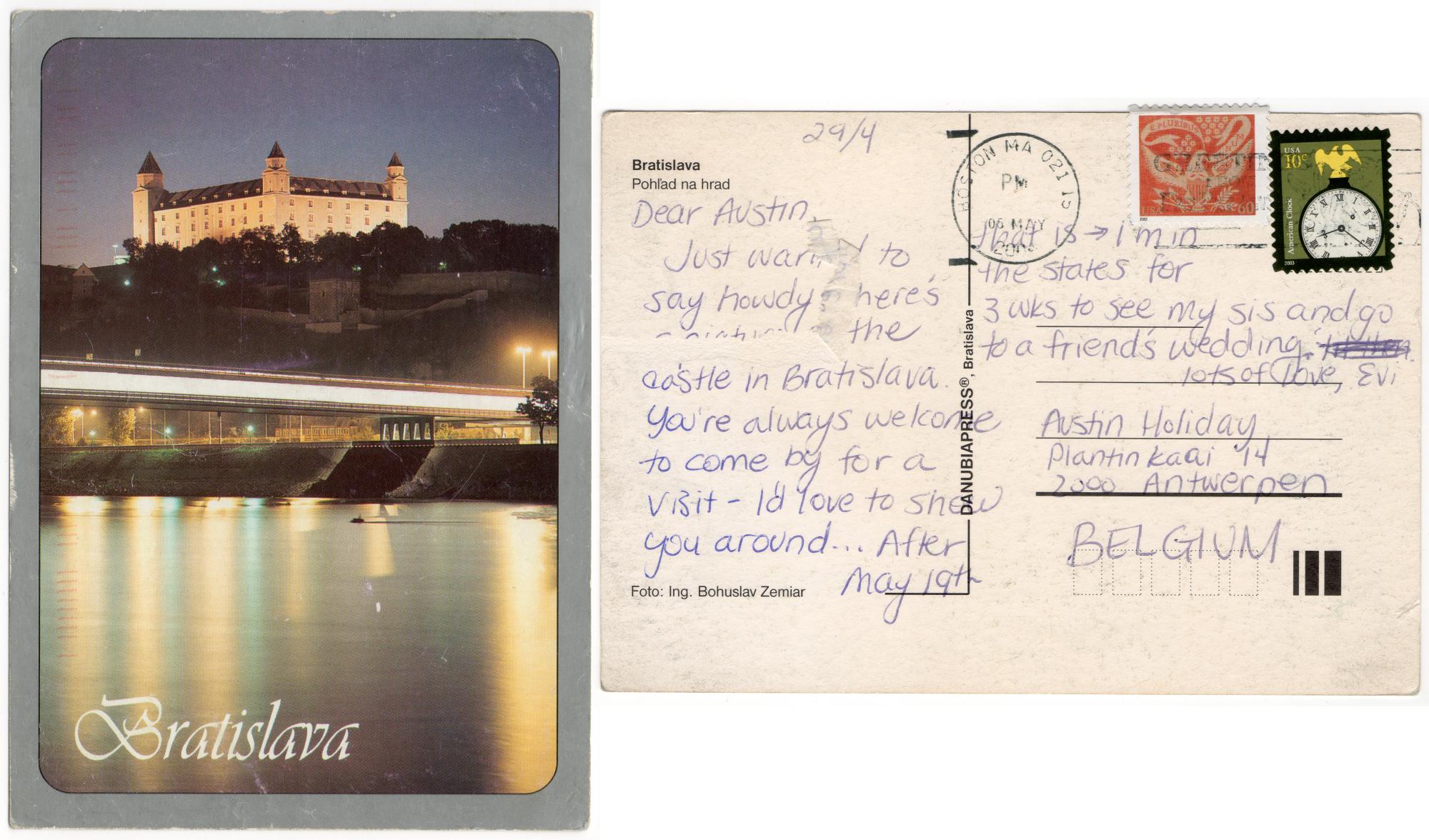 Antwerp - Postcard Evi