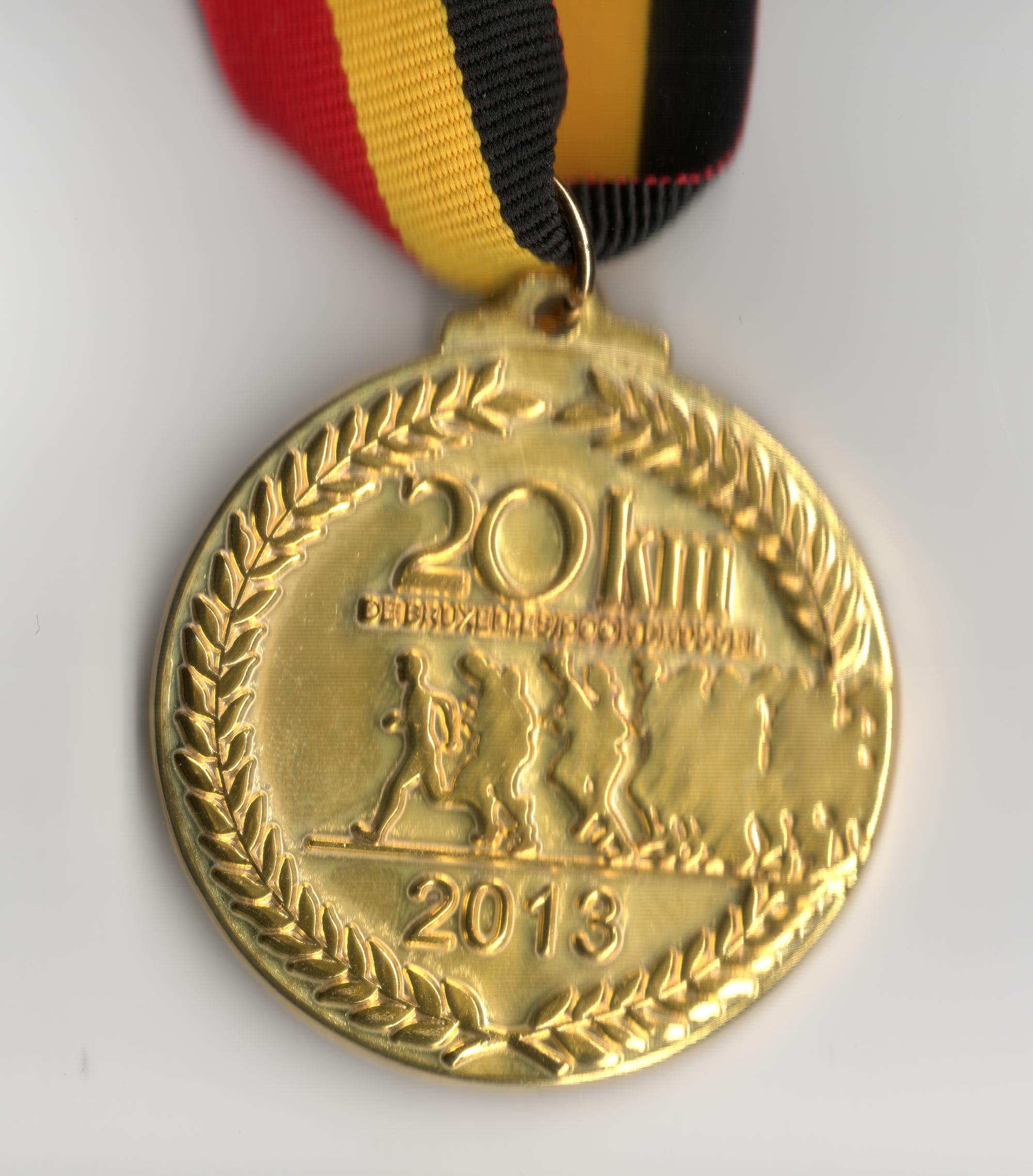 Brussels (2010-2016) - Medal Brussels Run 20K