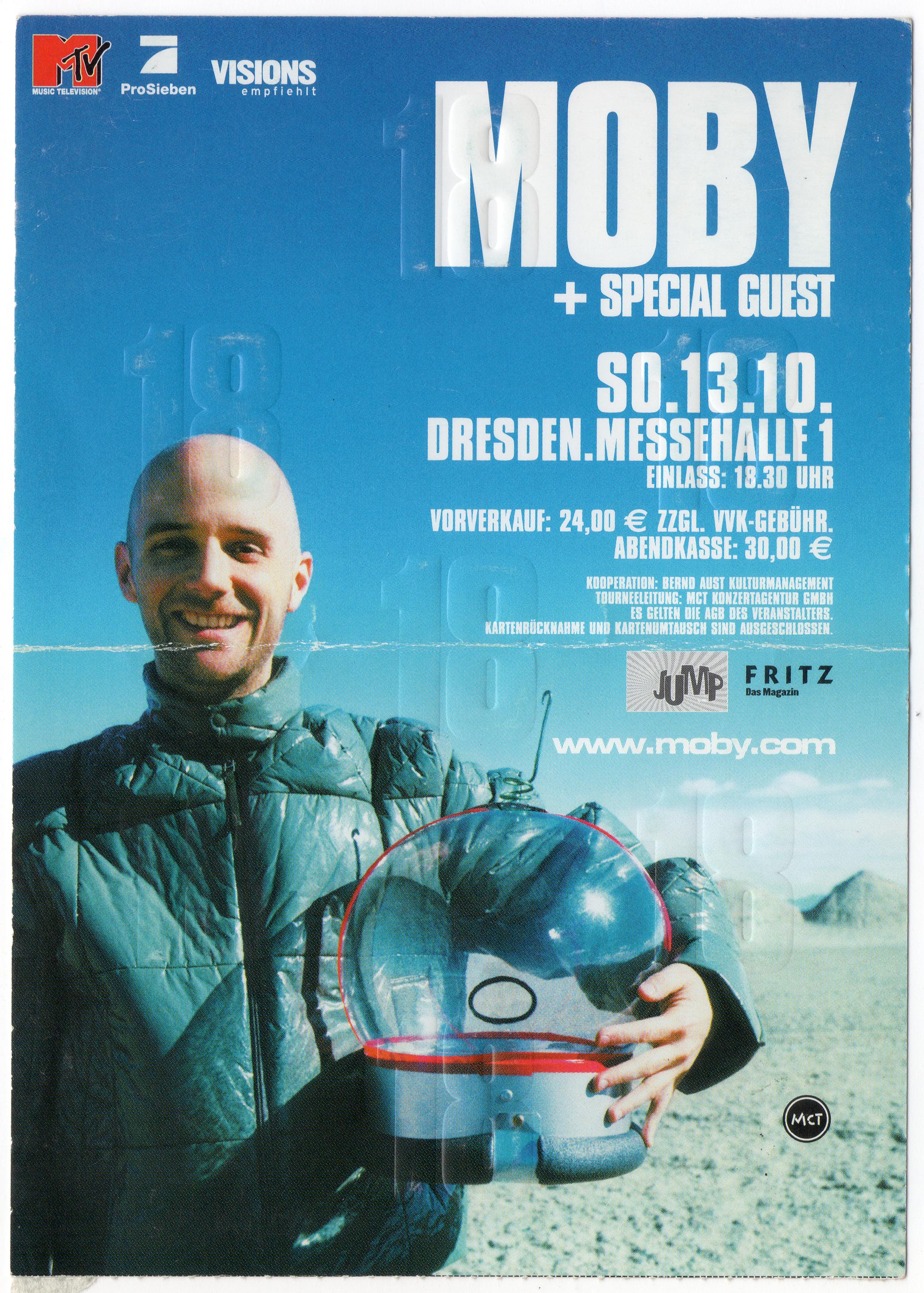 Dresden (2002) - Moby Ticket