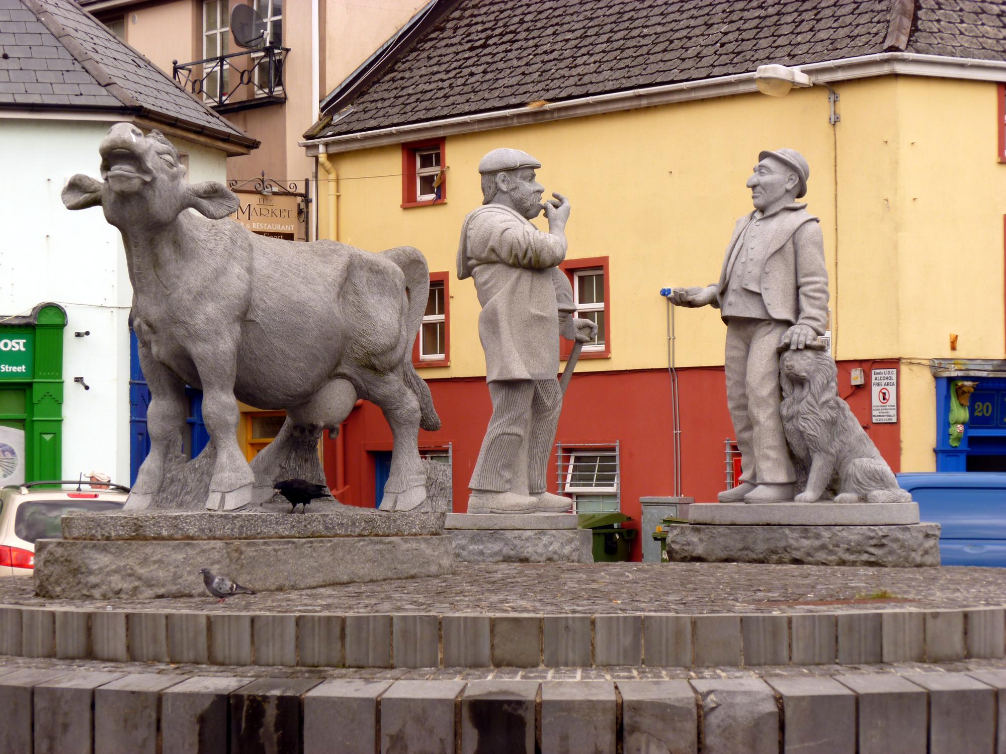 Ireland - Ennis Statues
