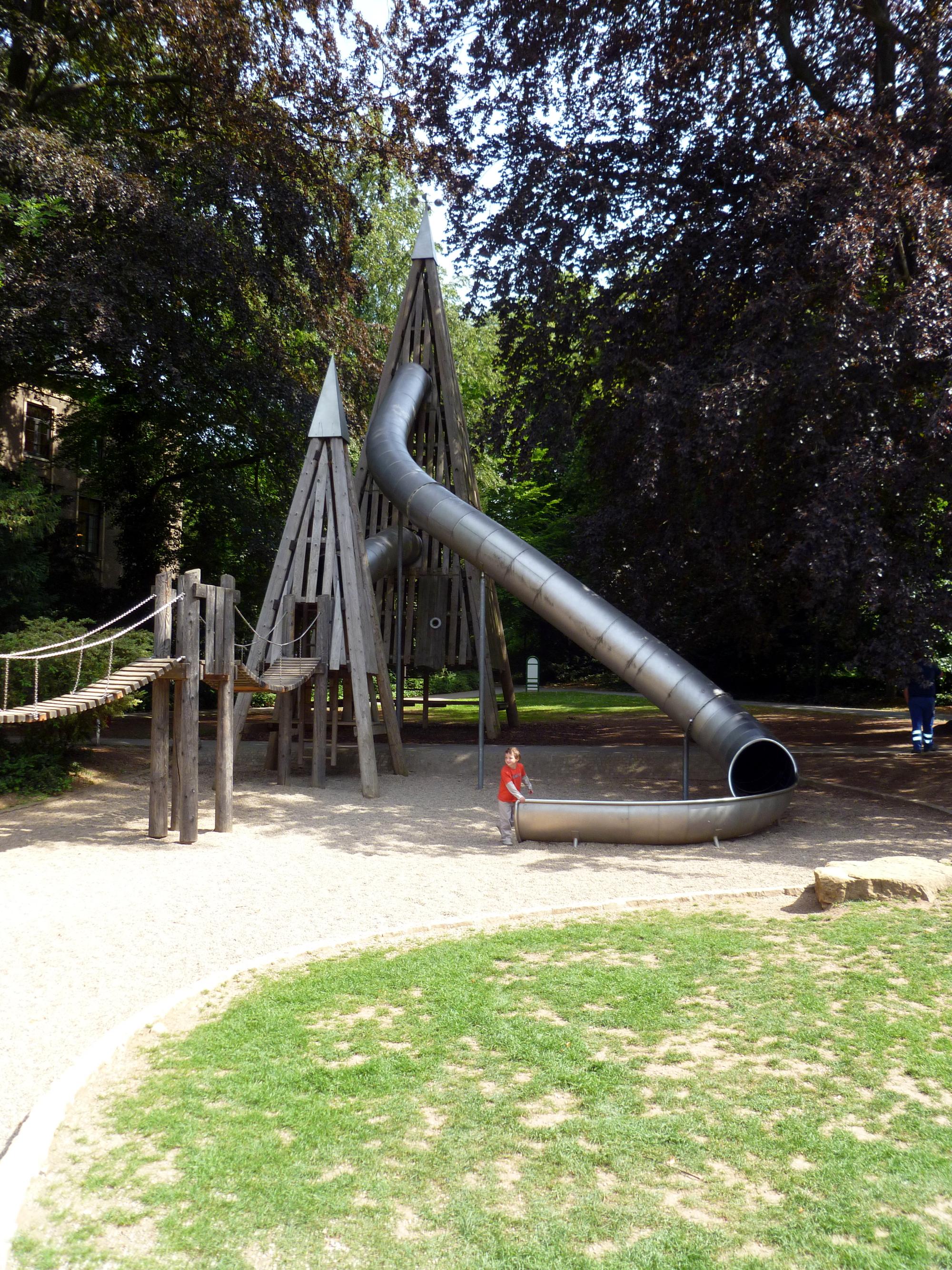 Luxembourg - City Playground Slide