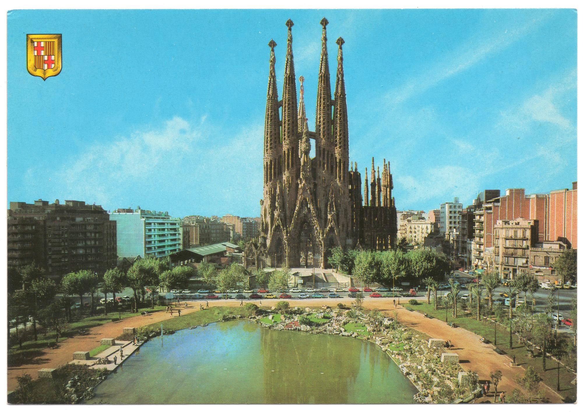 Catalonia - Postcard Templo Expiatorio