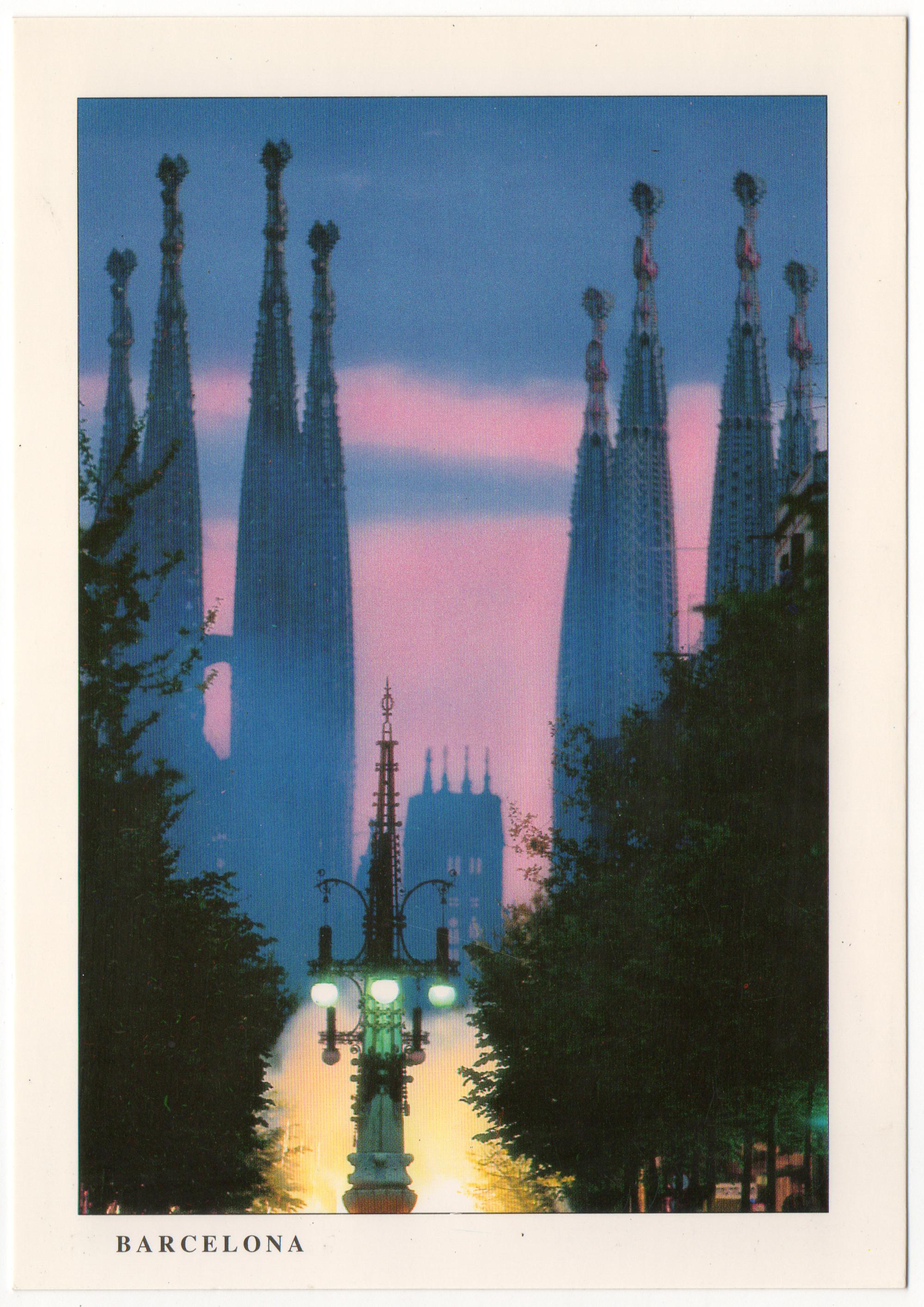 Catalonia - Postcard Barcelona