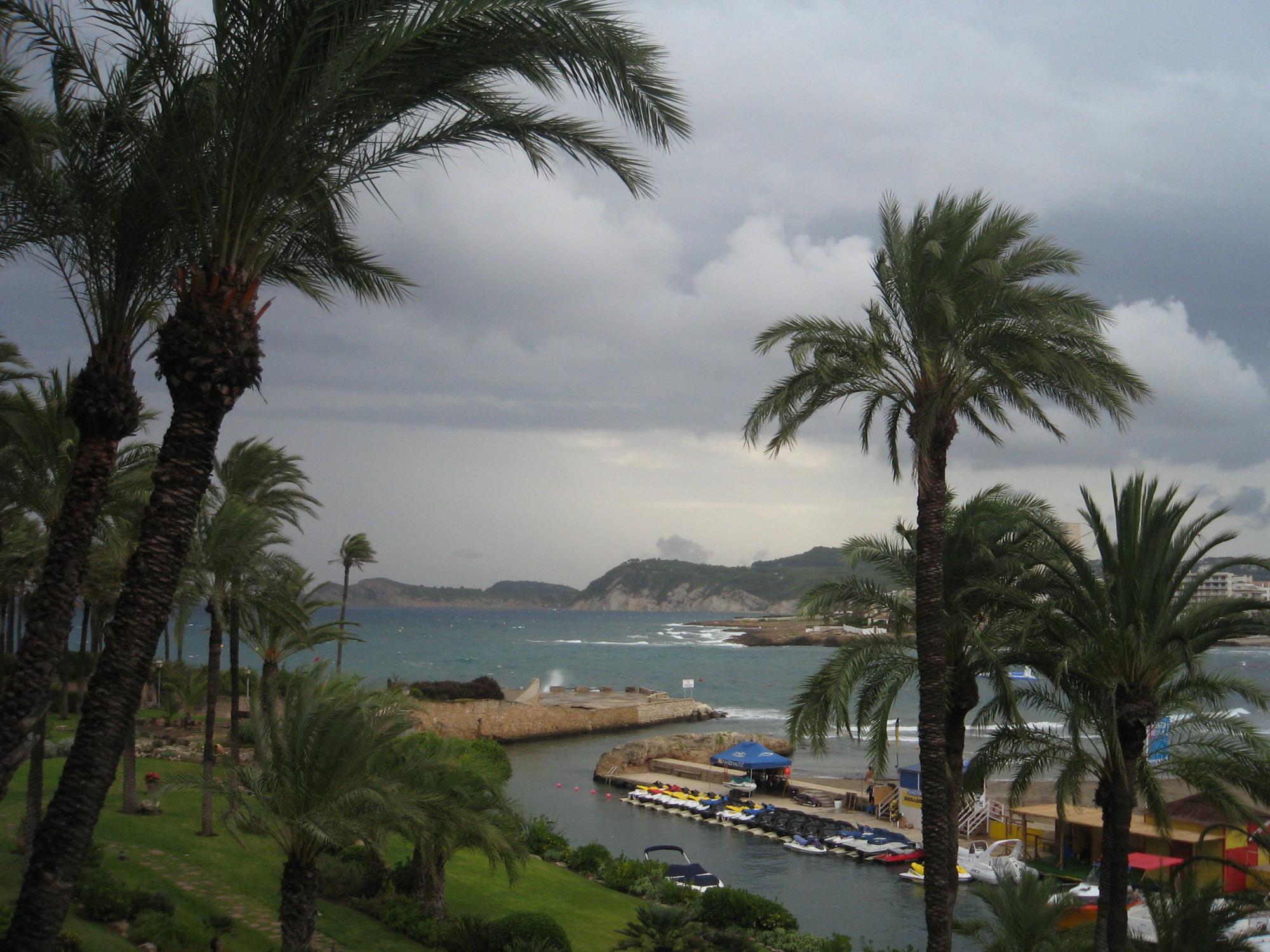 Spain - Javea Hotel View Stormy Day #1