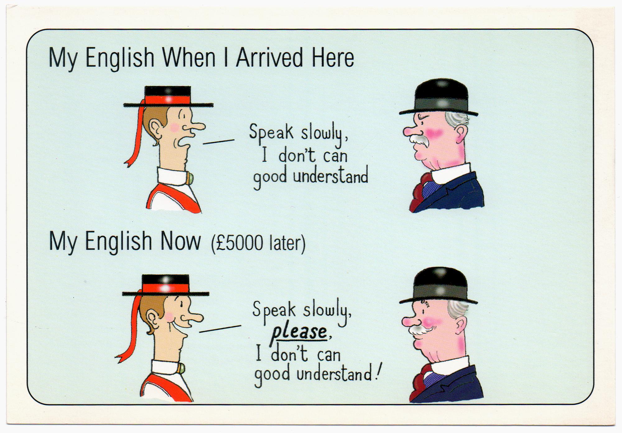 United Kingdom - Postcard English Humor