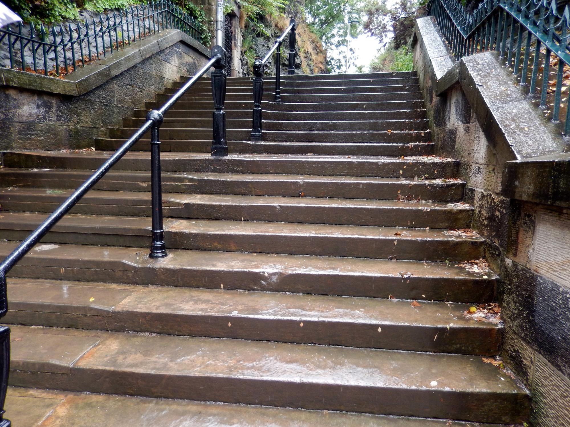 United Kingdom - Rainy Steps
