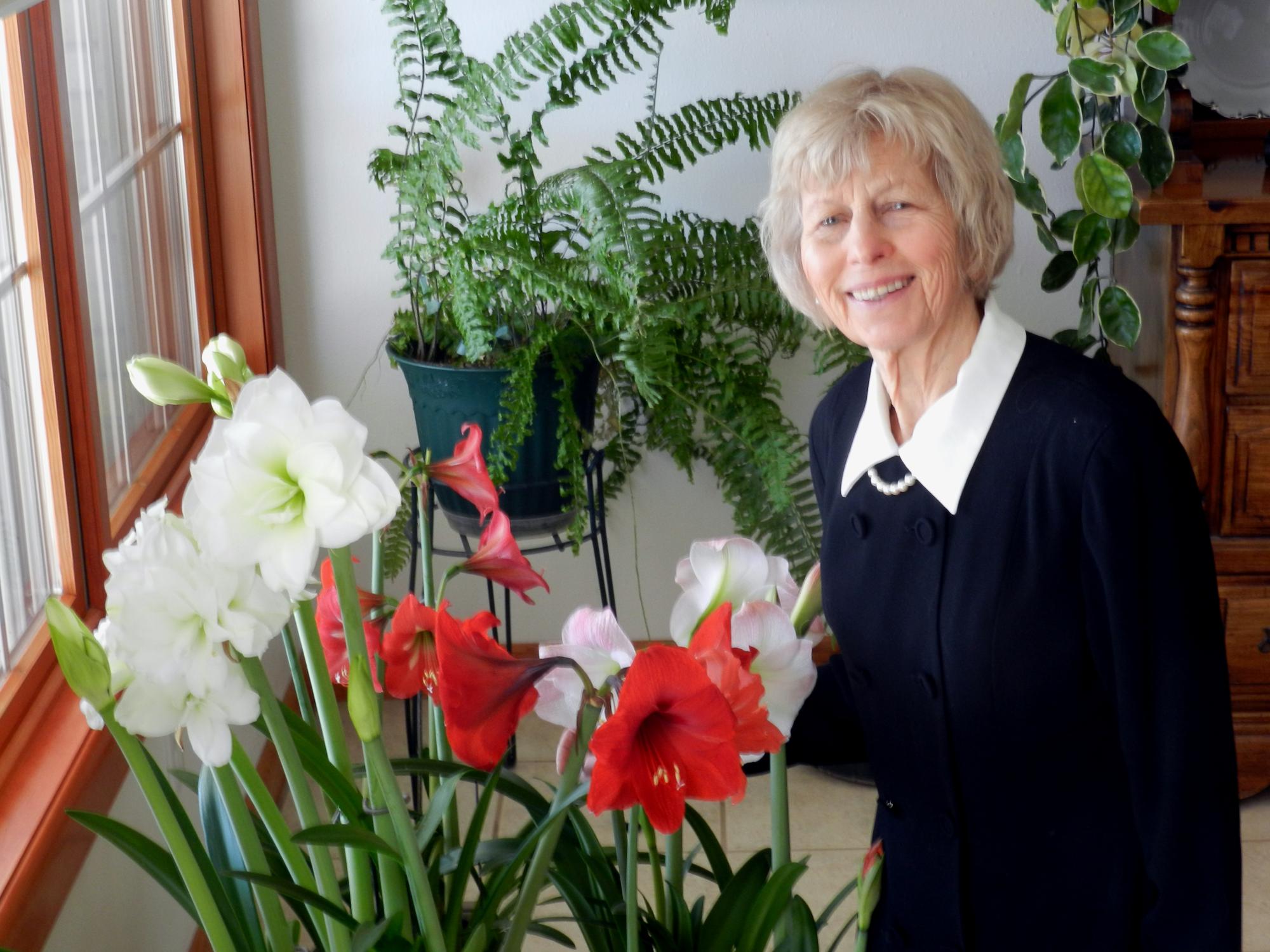 Flowers - Barbara With Flowers