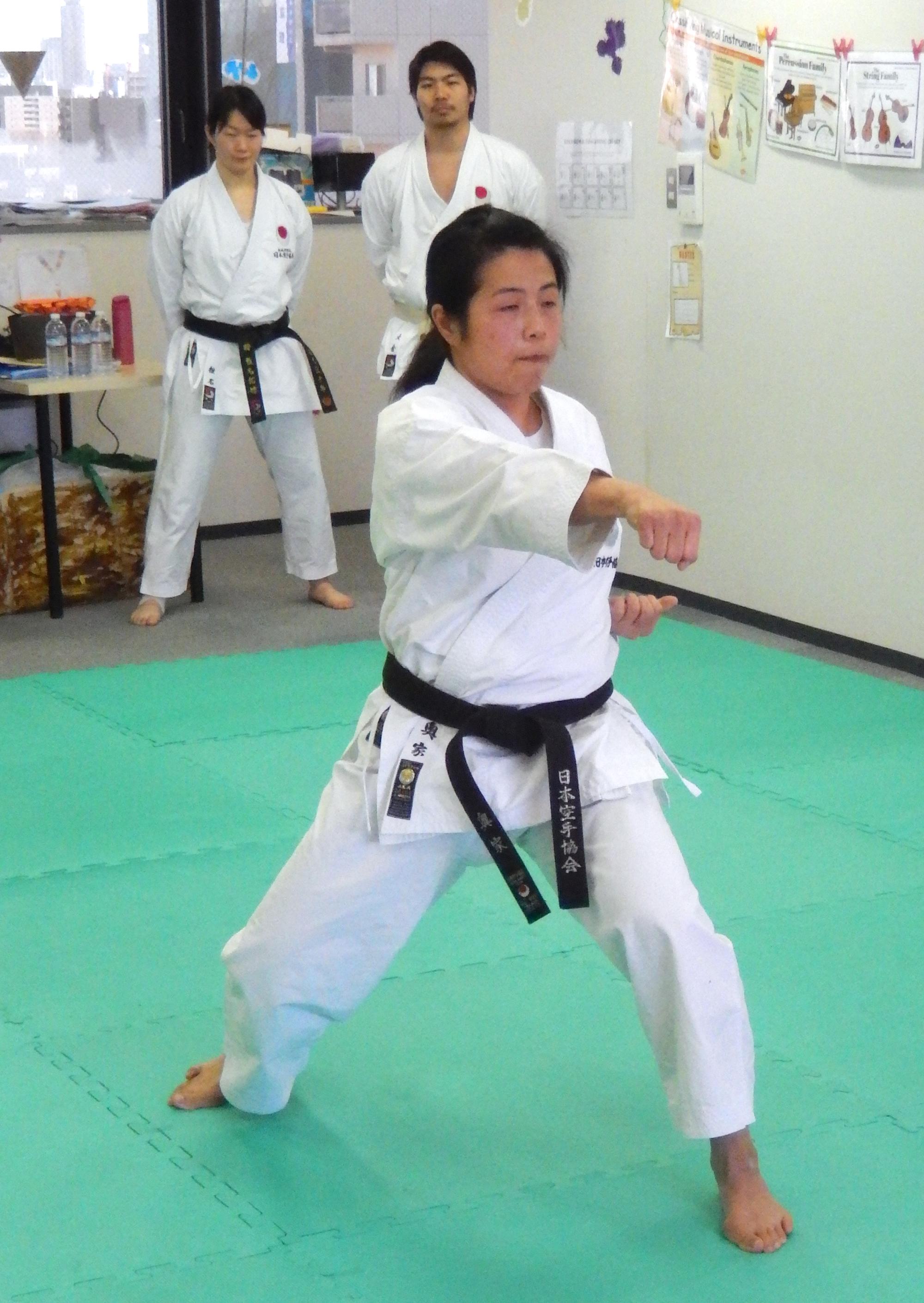 United School of Tokyo (2015-2017) - Karate Demo #03