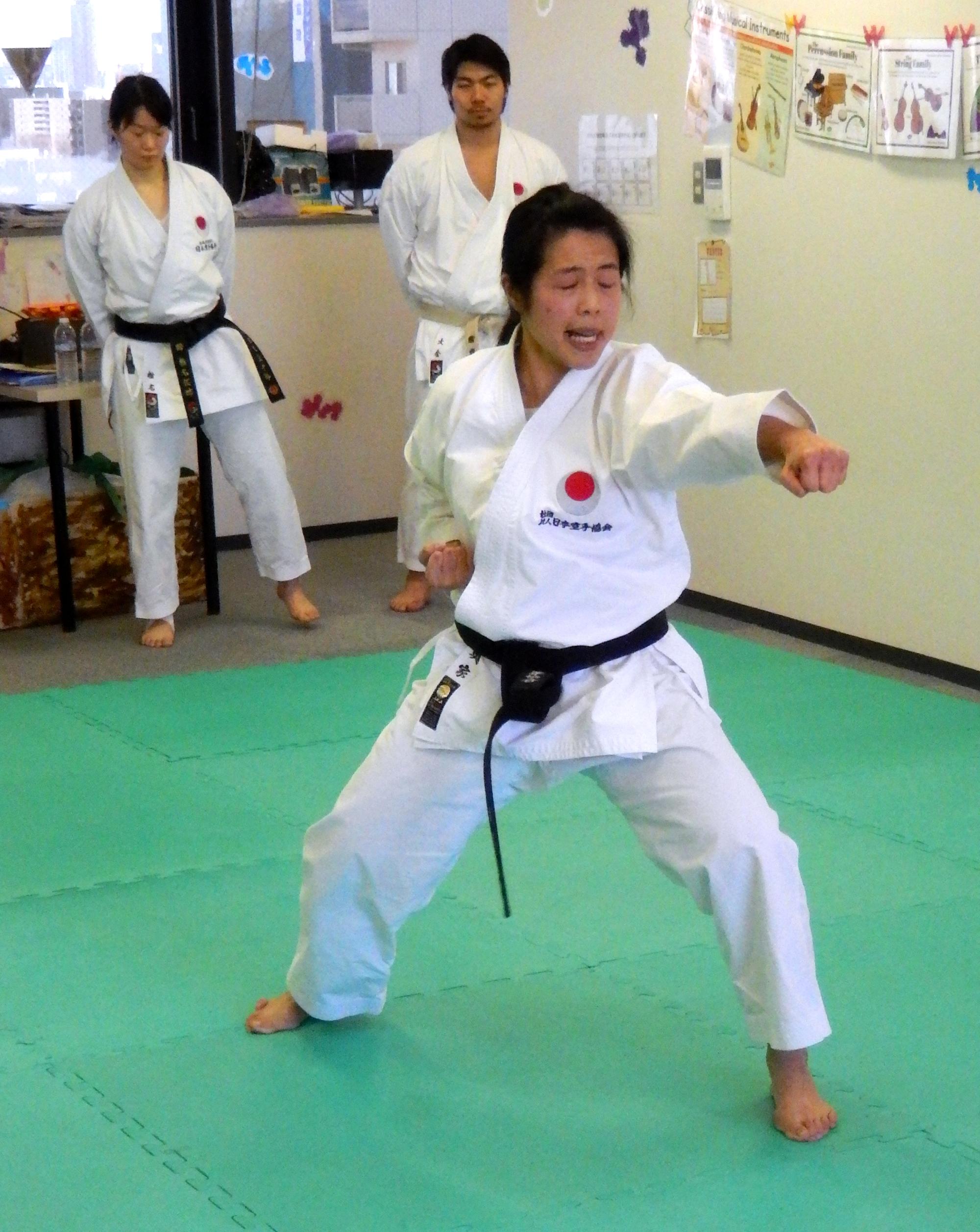 United School of Tokyo (2015-2017) - Karate Demo #07