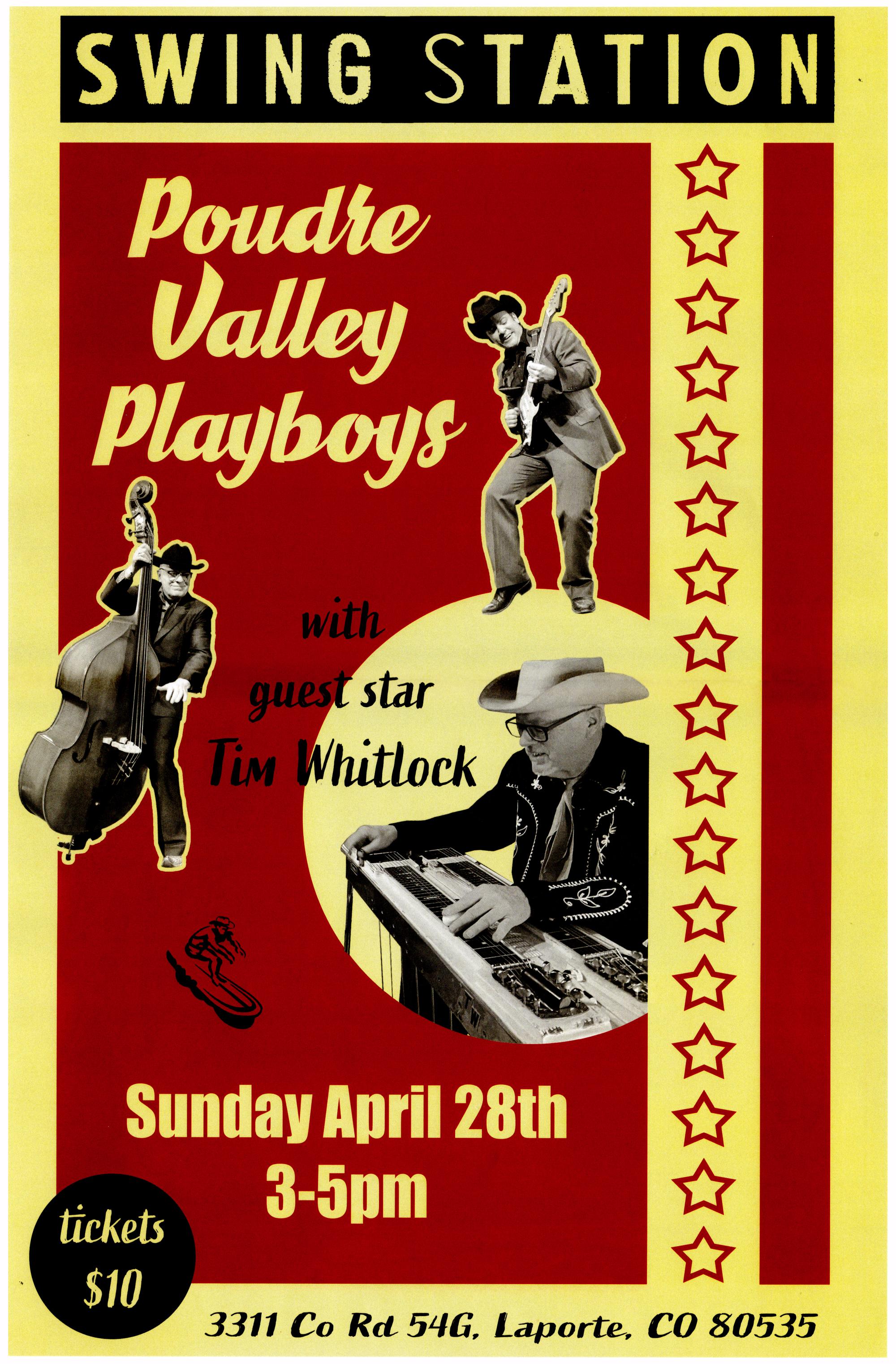 Northern Colorado Music - Flier Poudre Valley Playboys