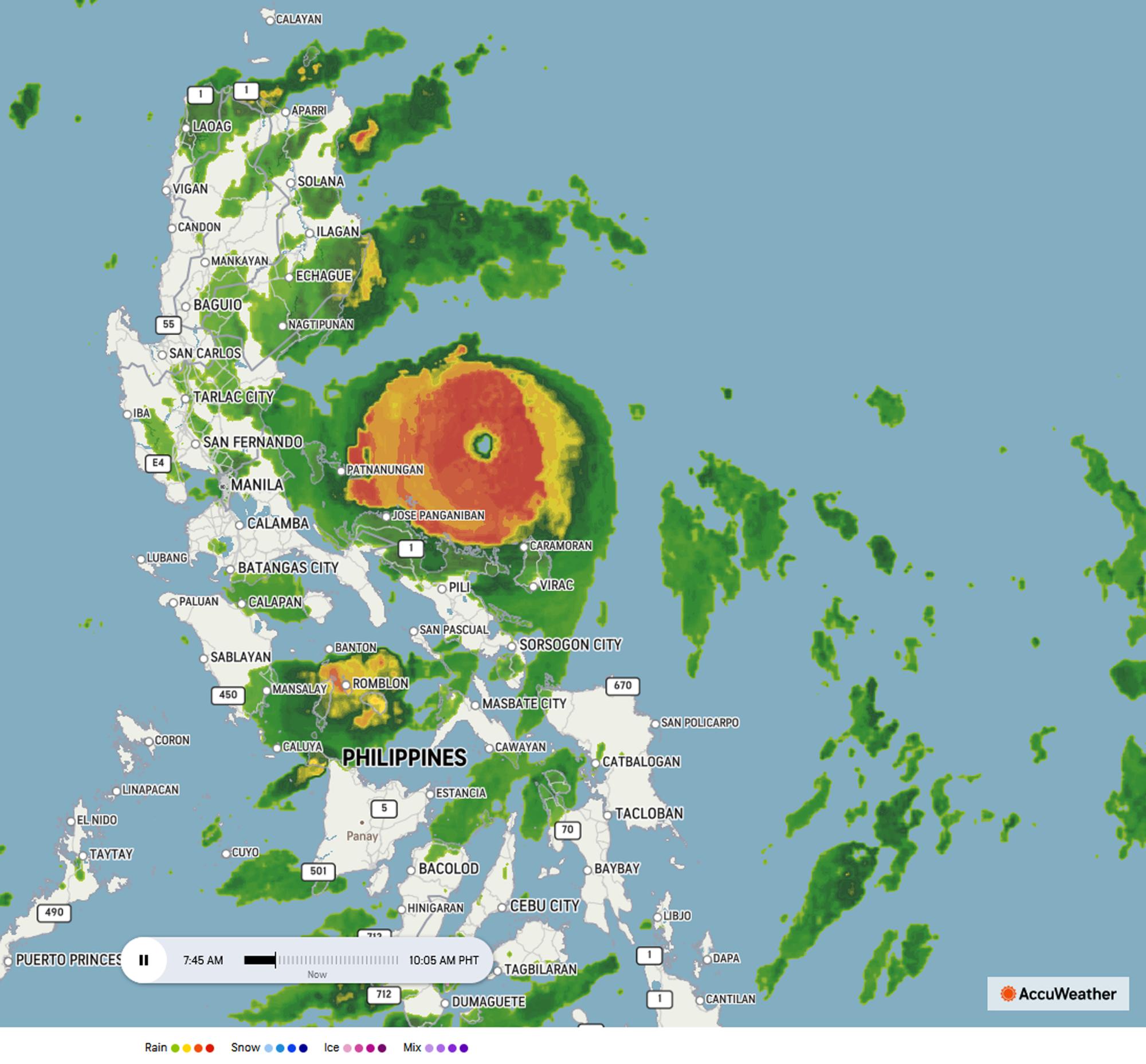 Luzon Island - Typhoon Karding #1