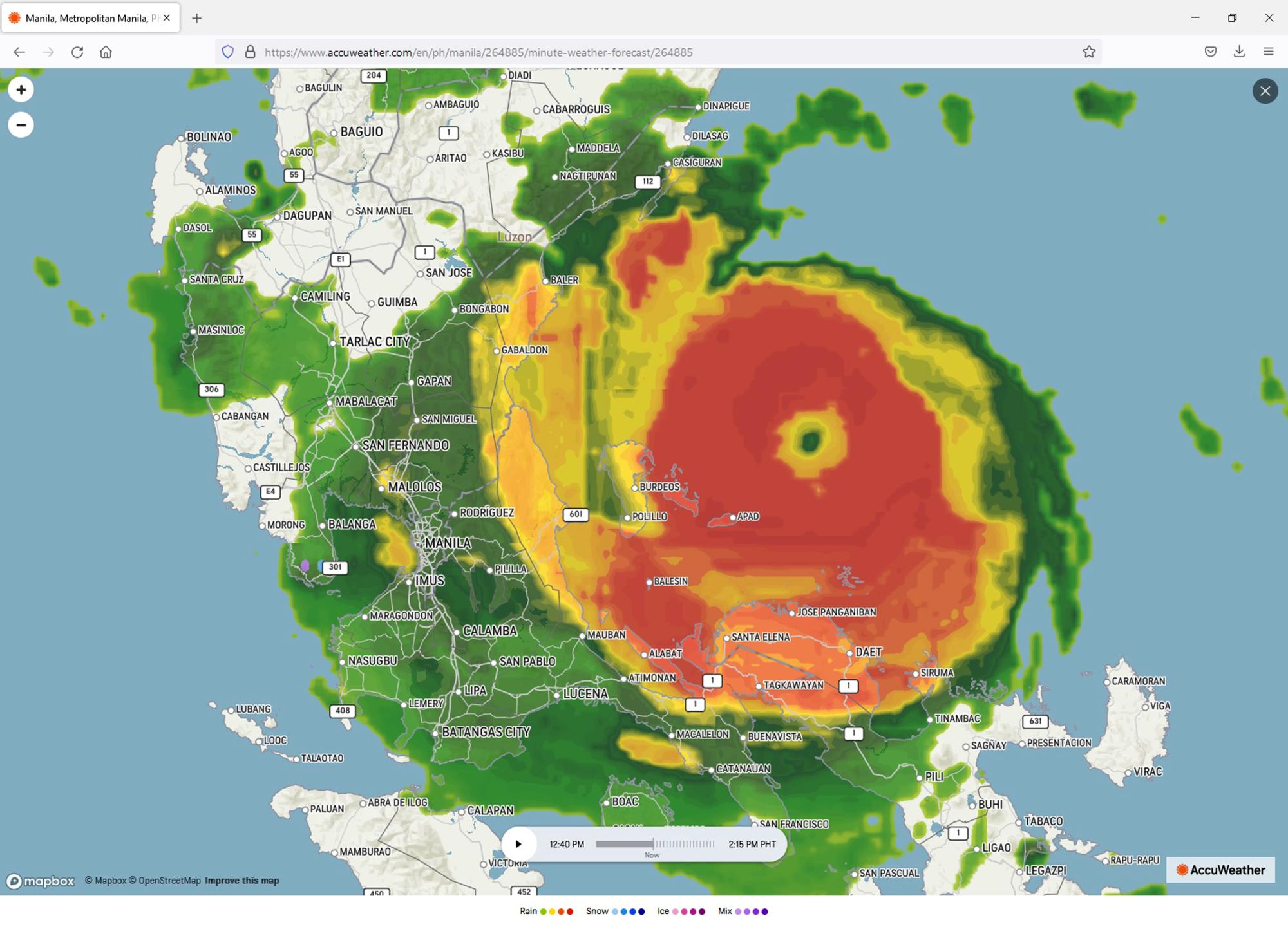 Luzon Island - Typhoon Karding #2