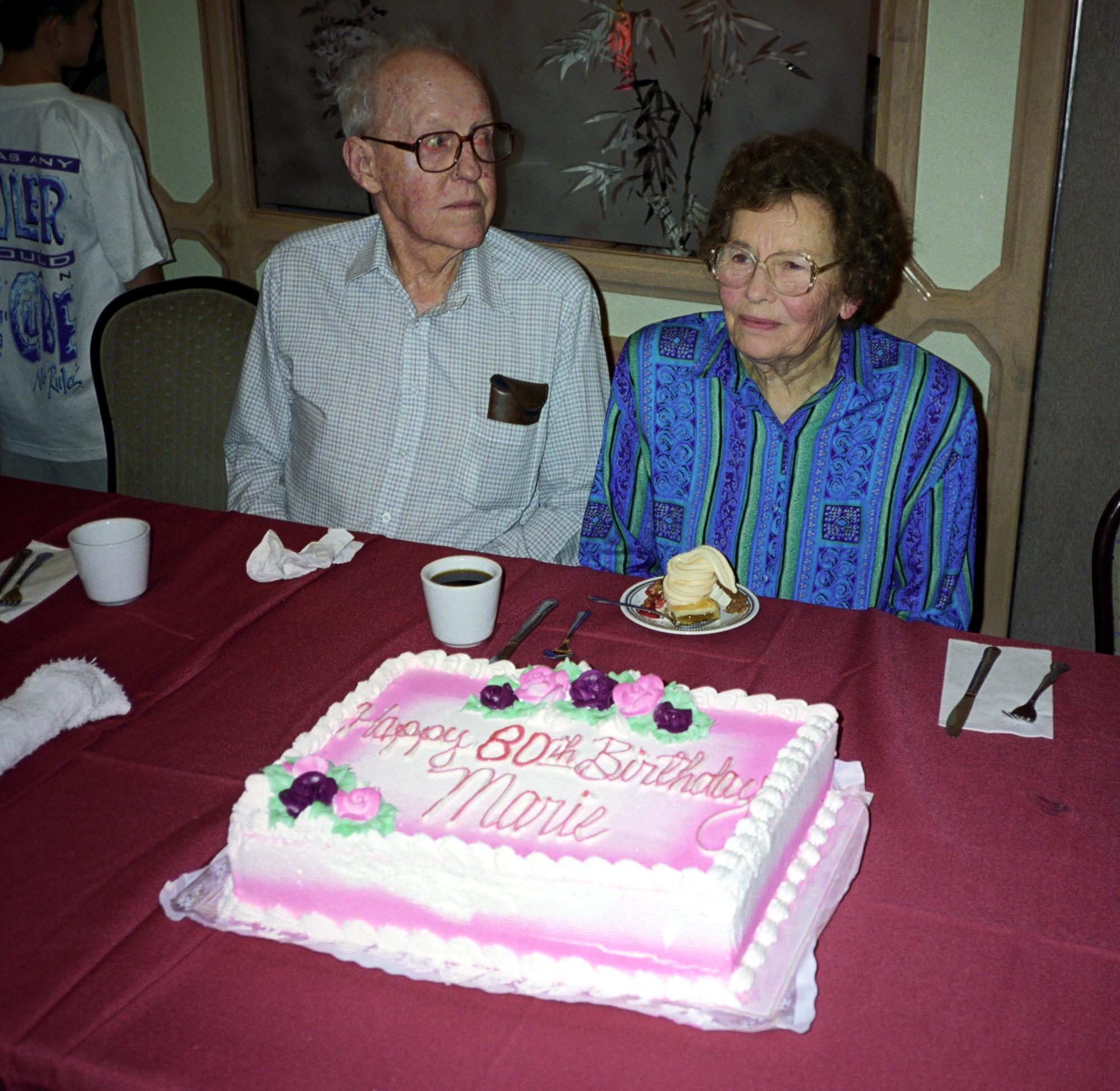 Marie's 80th Birthday - Cake