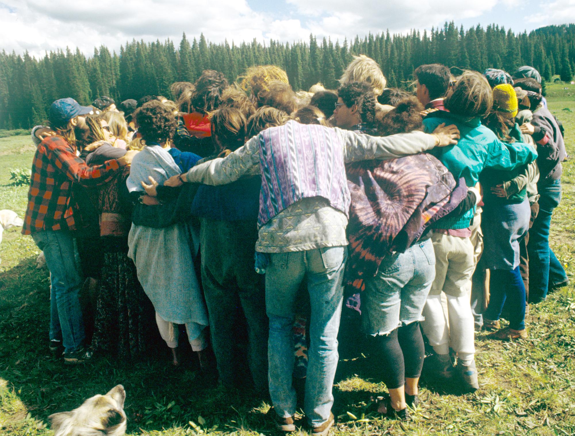 Rainbow Gathering (1992) - Group Hug #1