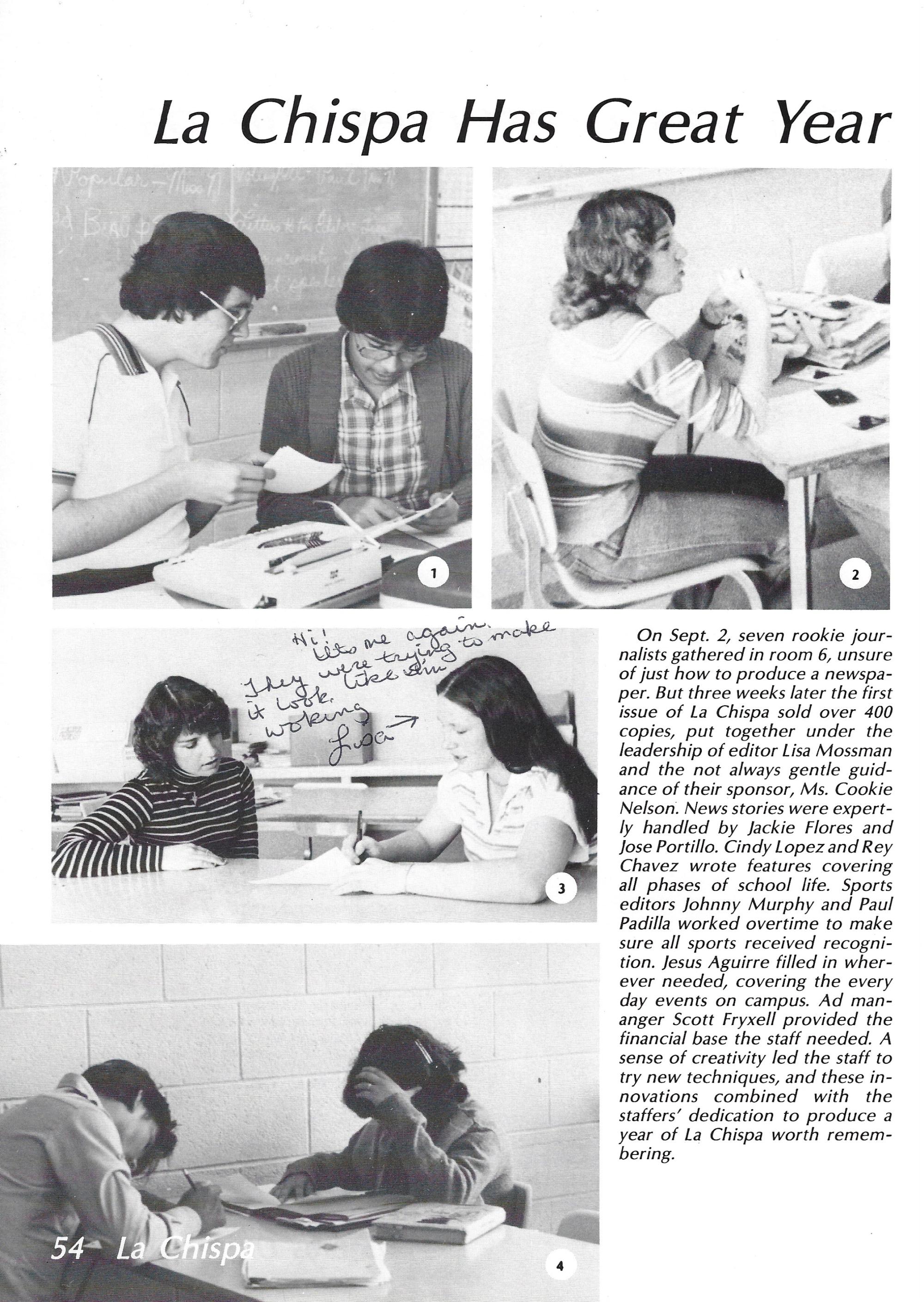El Chato SHS Yearbook (1981) - El Chato #054