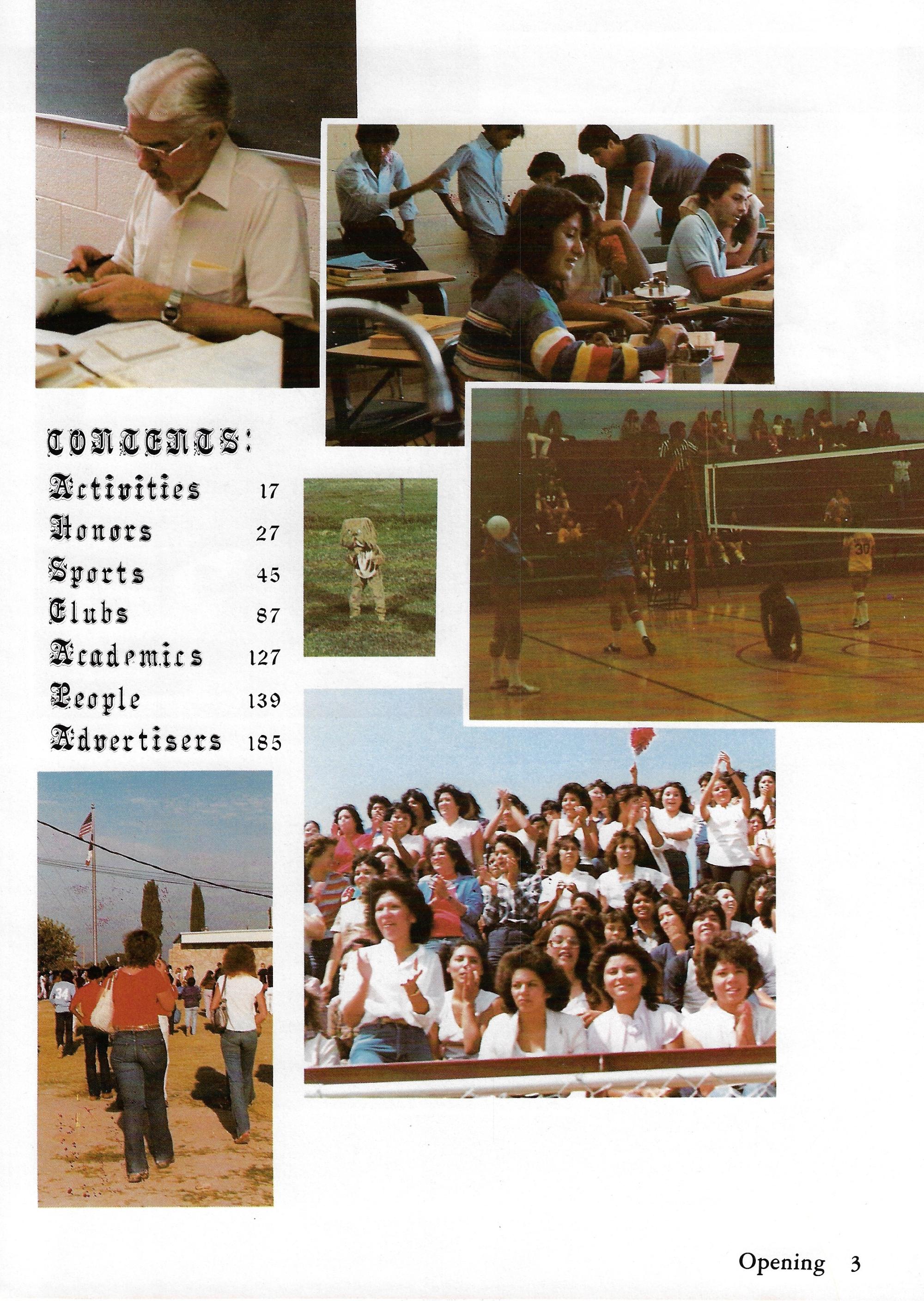 El Chato SHS Yearbook (1982) - El Chato #003