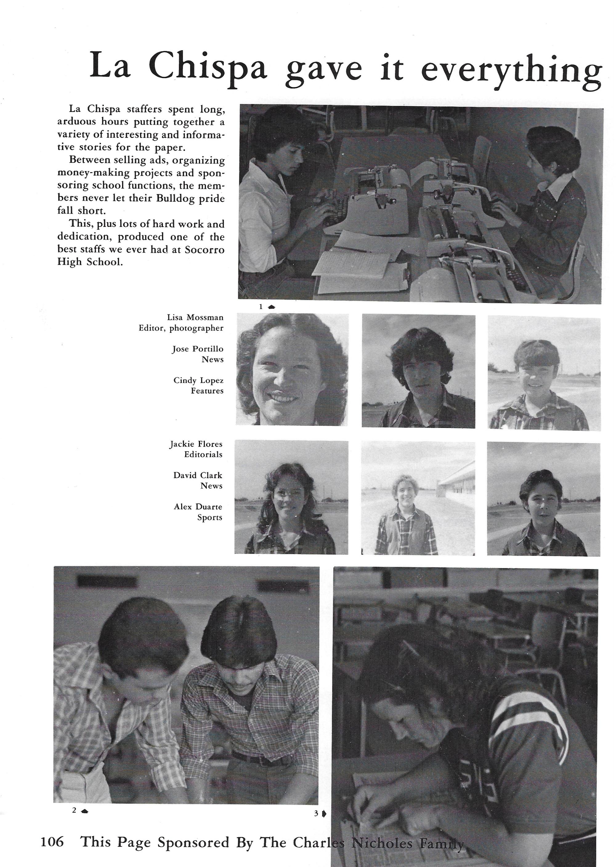 El Chato SHS Yearbook (1982) - El Chato #106
