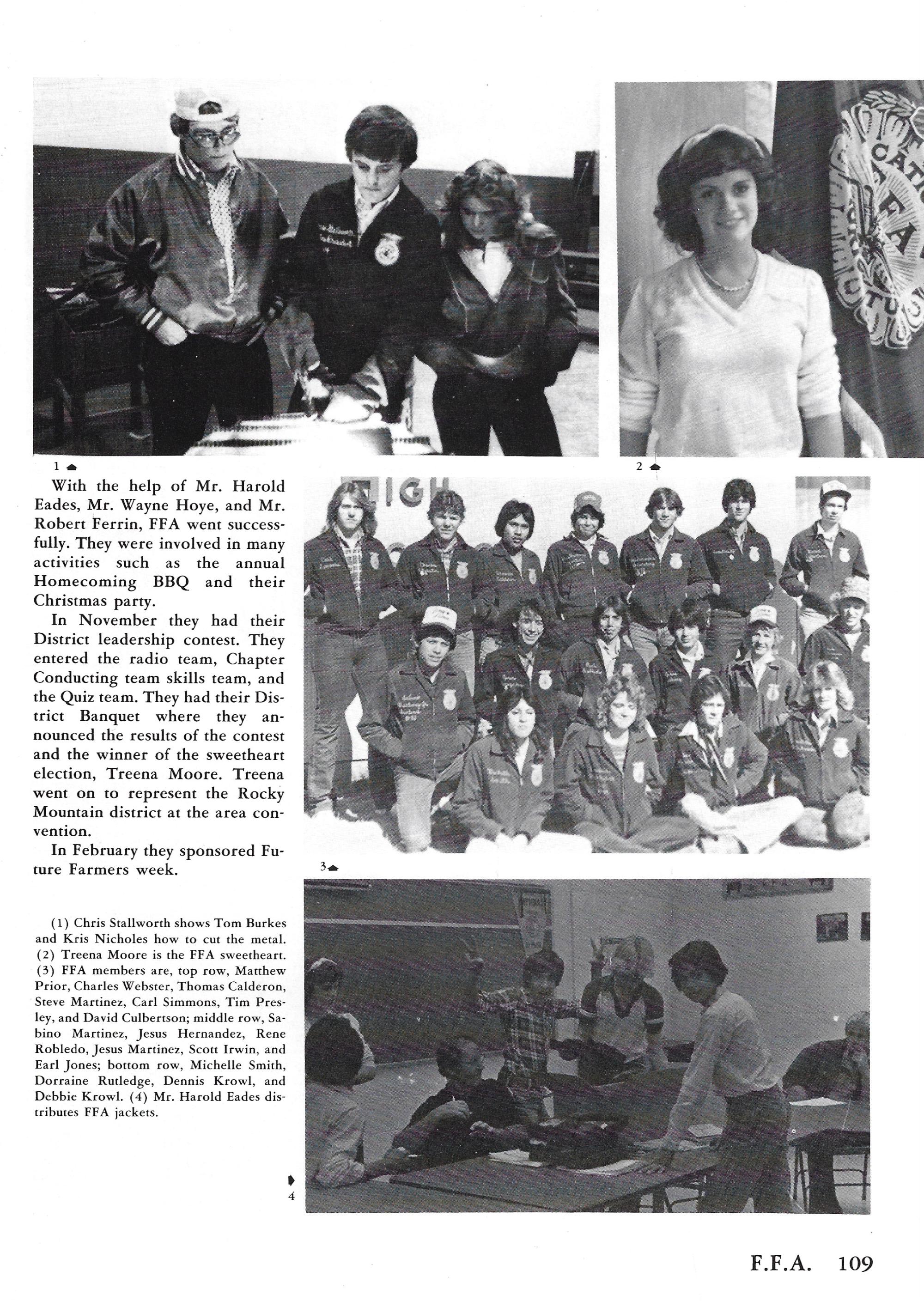 El Chato SHS Yearbook (1982) - El Chato #109