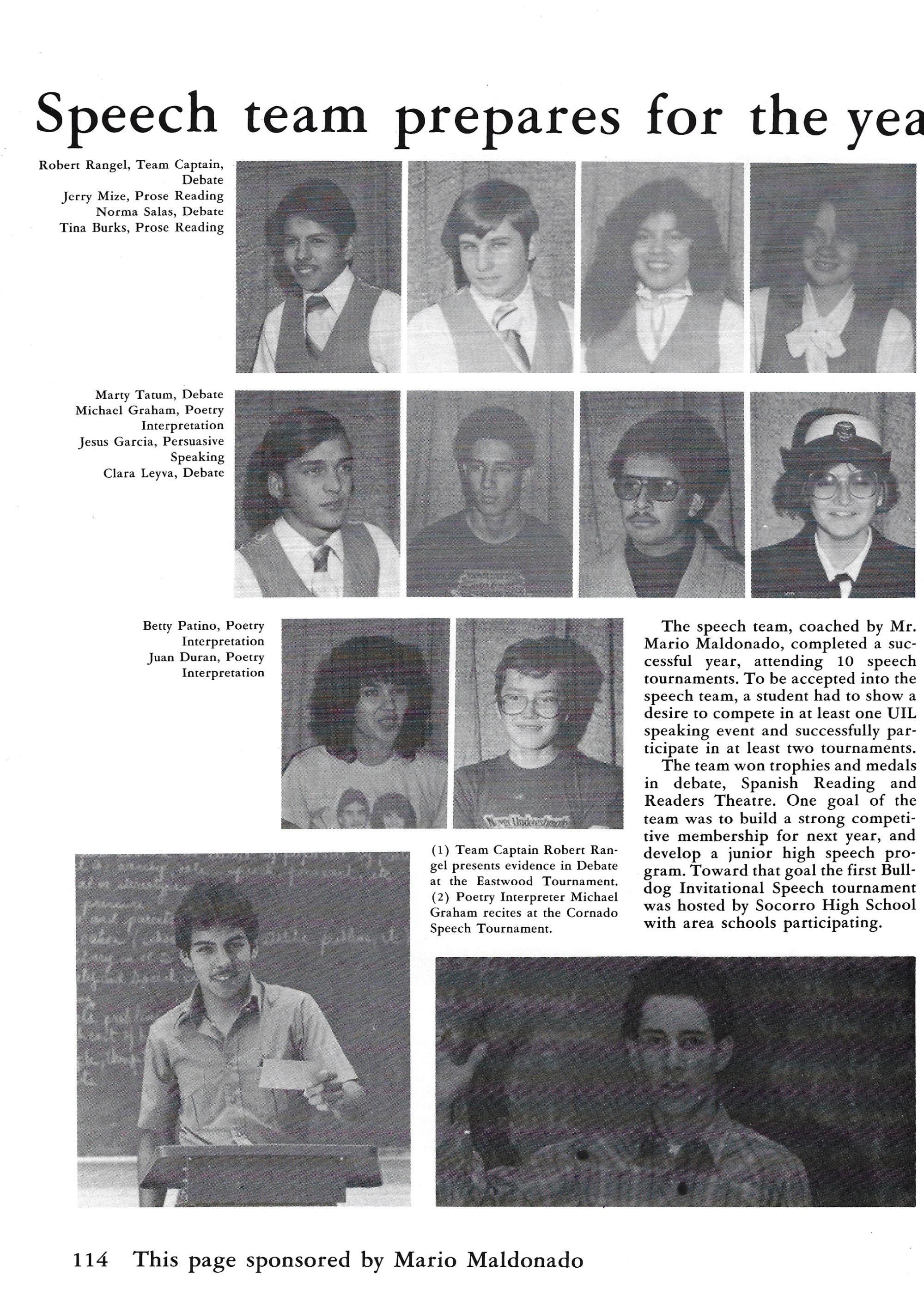 El Chato SHS Yearbook (1982) - El Chato #114