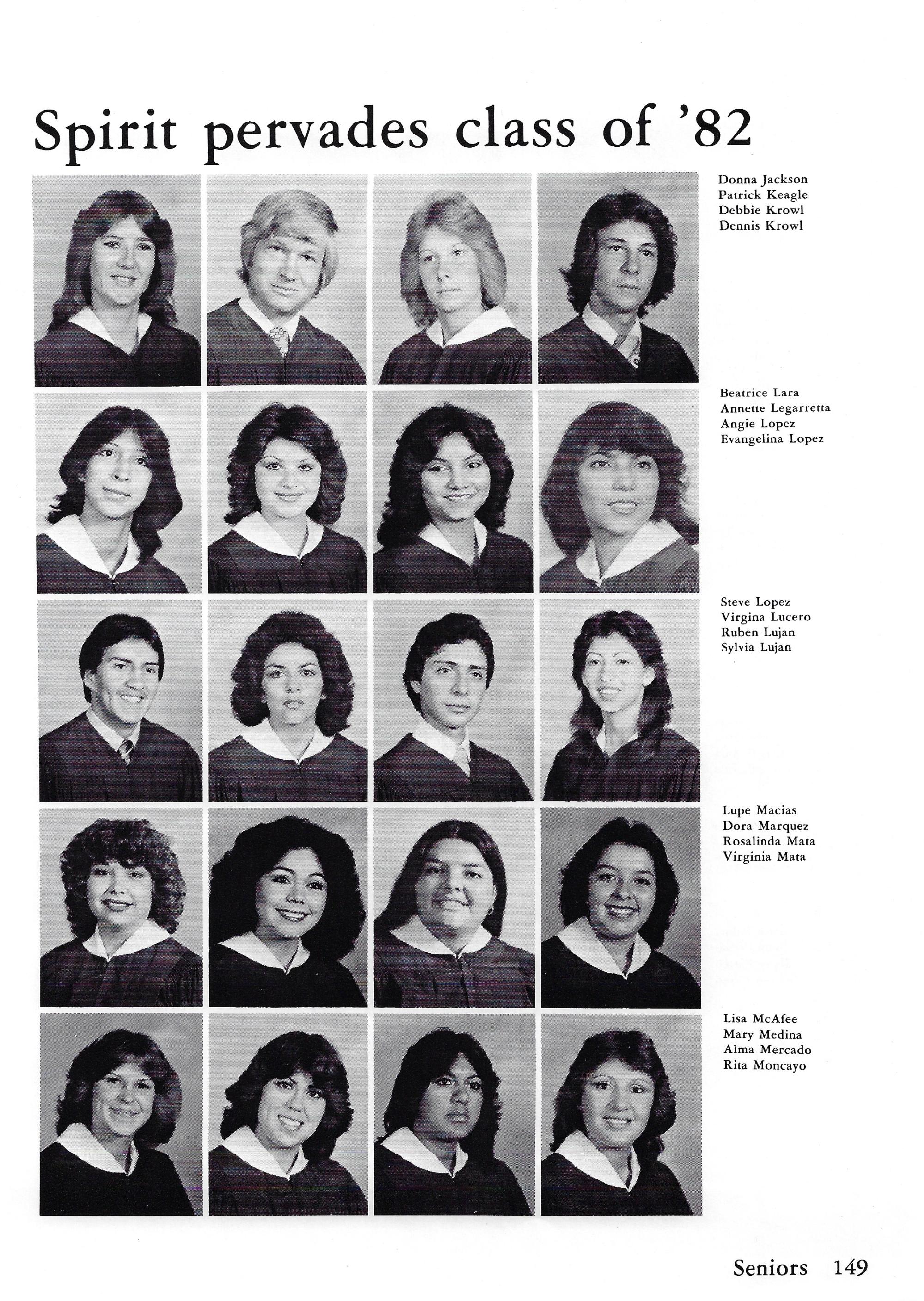 El Chato SHS Yearbook (1982) - El Chato #149
