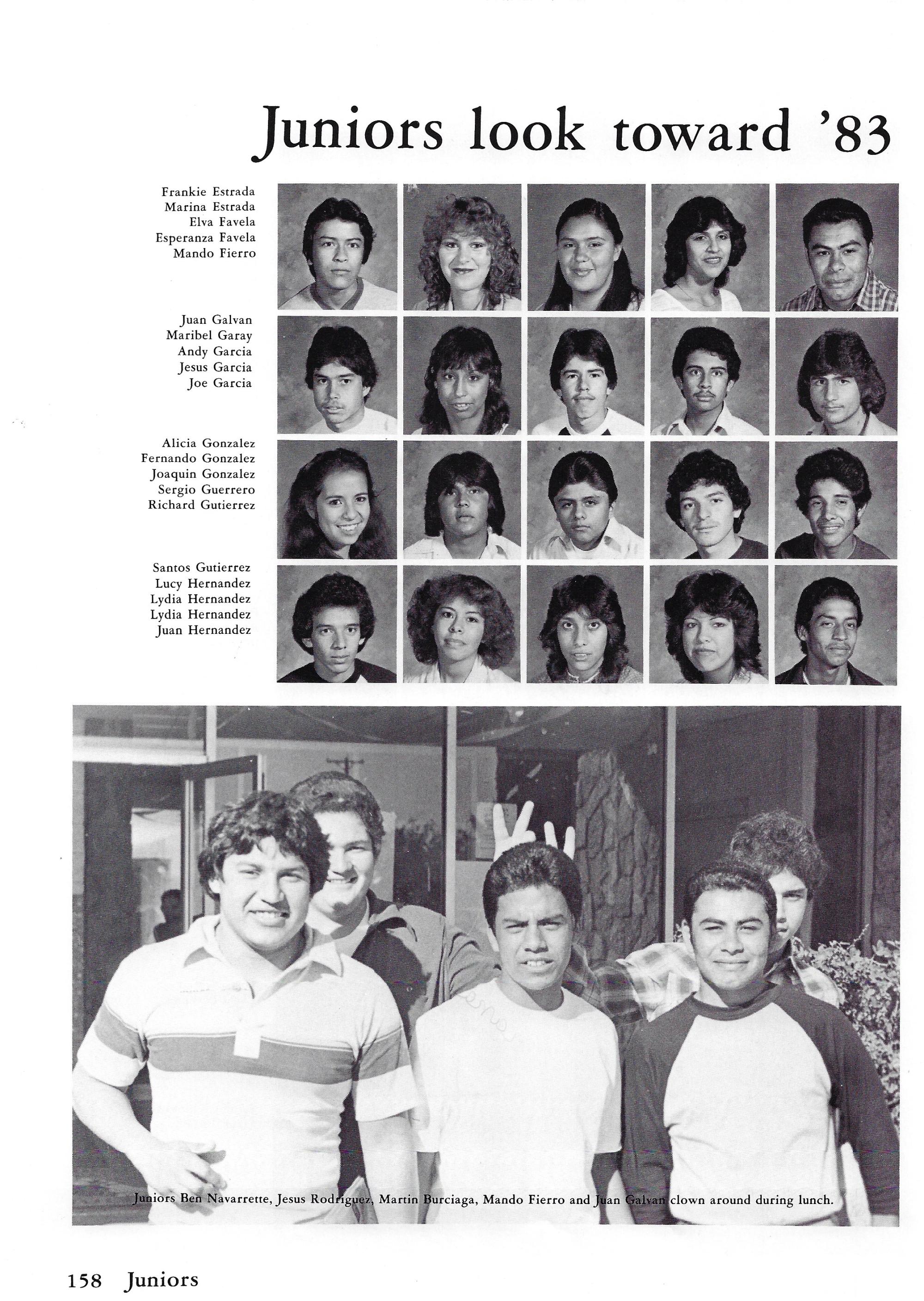 El Chato SHS Yearbook (1982) - El Chato #158
