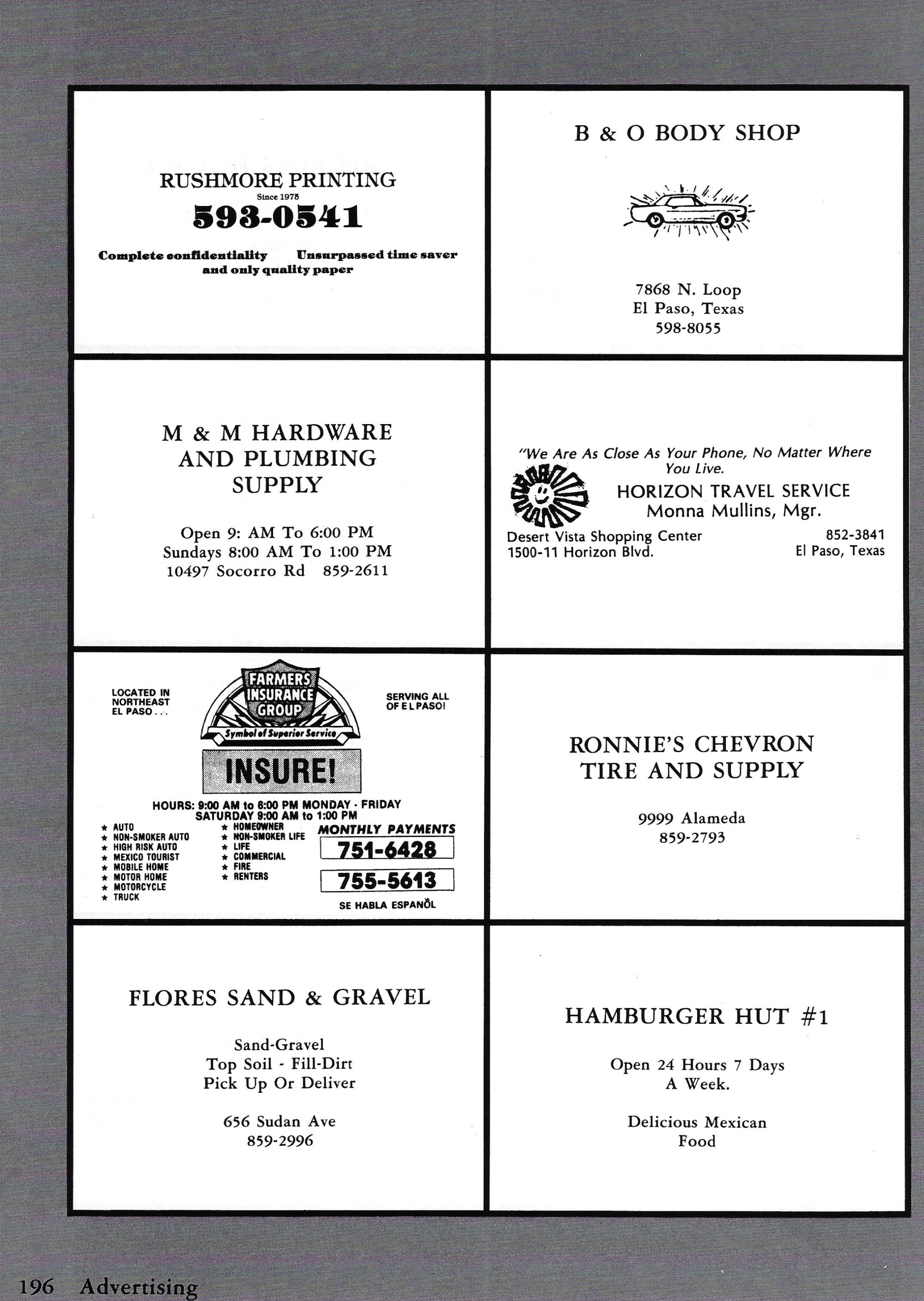 El Chato SHS Yearbook (1982) - El Chato #196