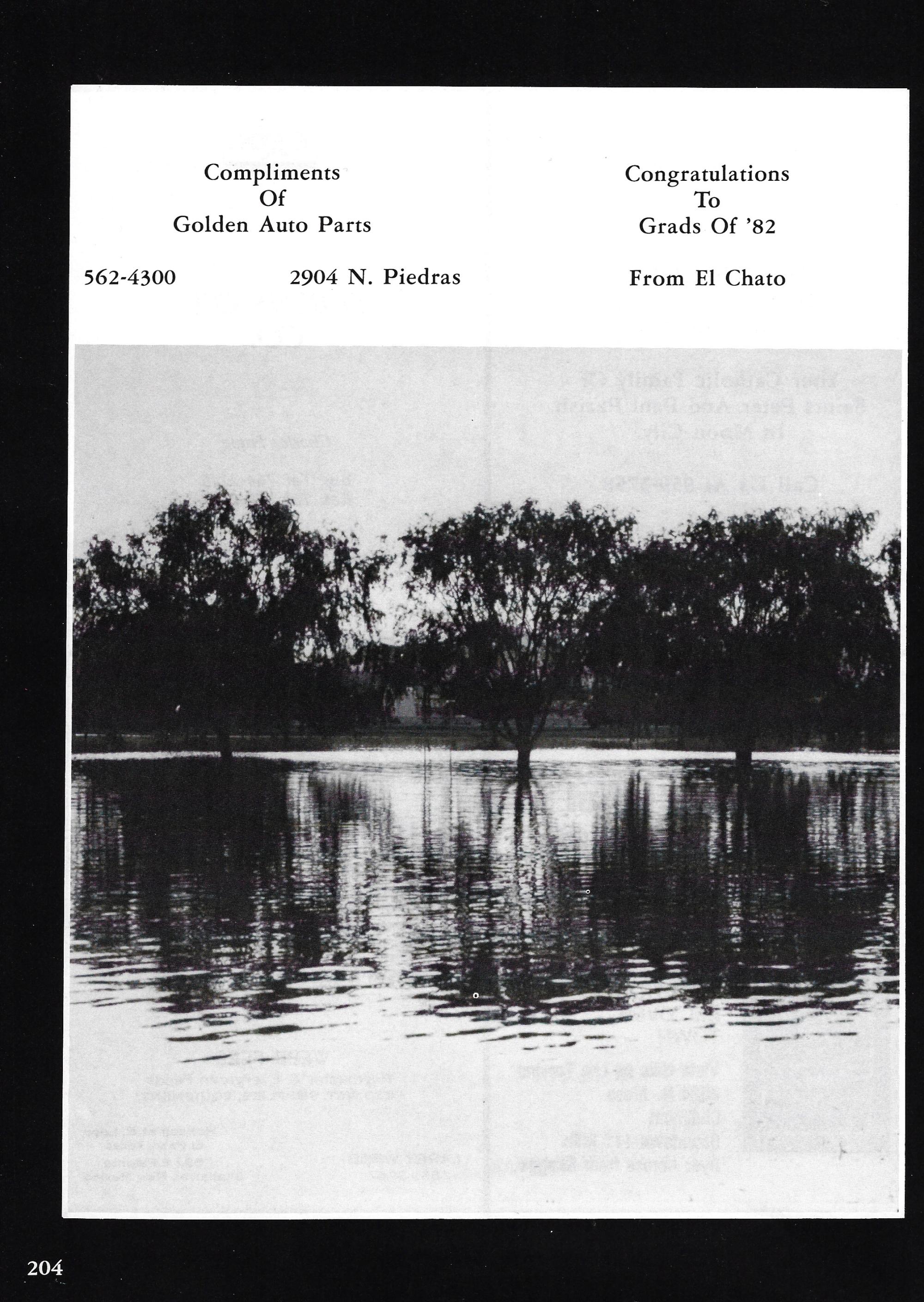 El Chato SHS Yearbook (1982) - El Chato #204