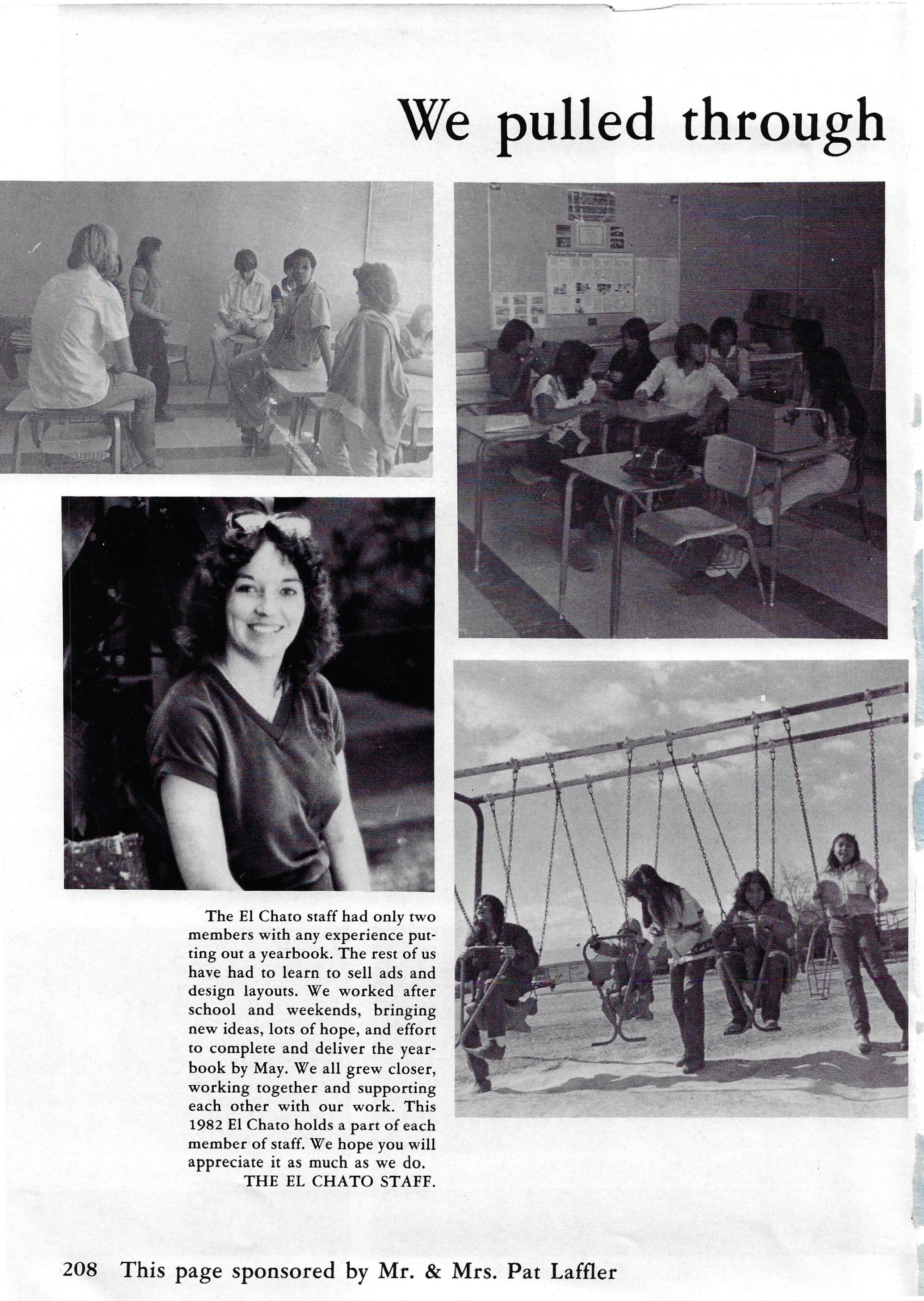 El Chato SHS Yearbook (1982) - El Chato #208