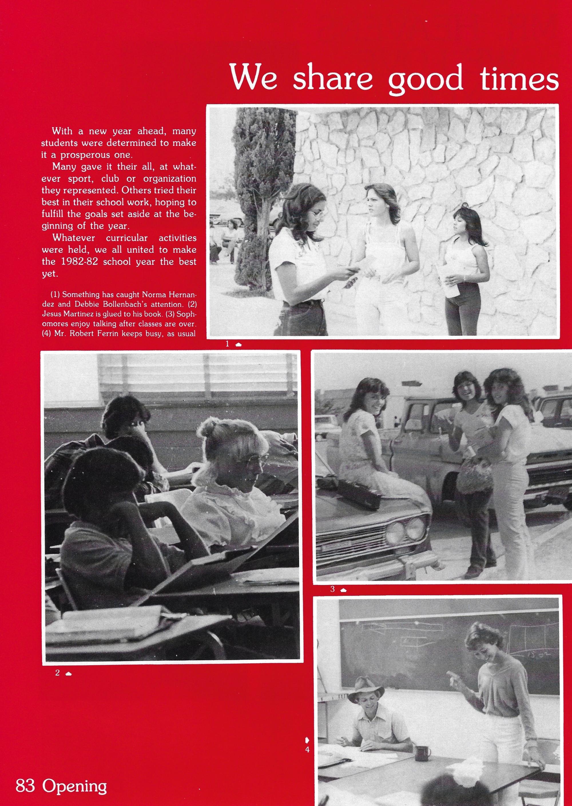 El Chato SHS Yearbook (1983) - El Chato #012