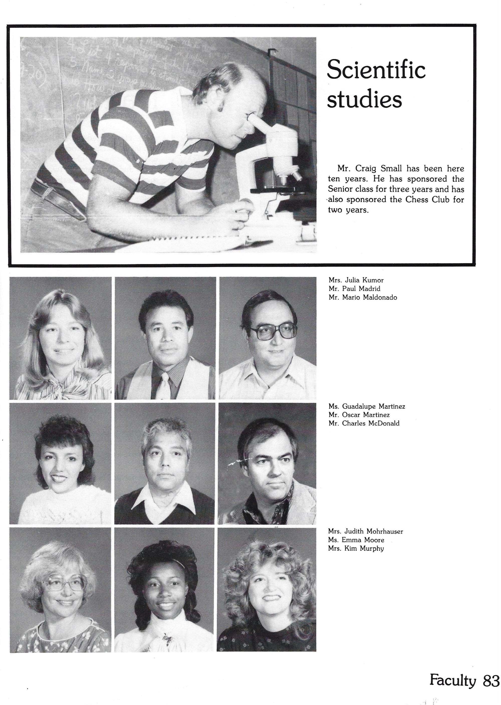 El Chato SHS Yearbook (1983) - El Chato #067