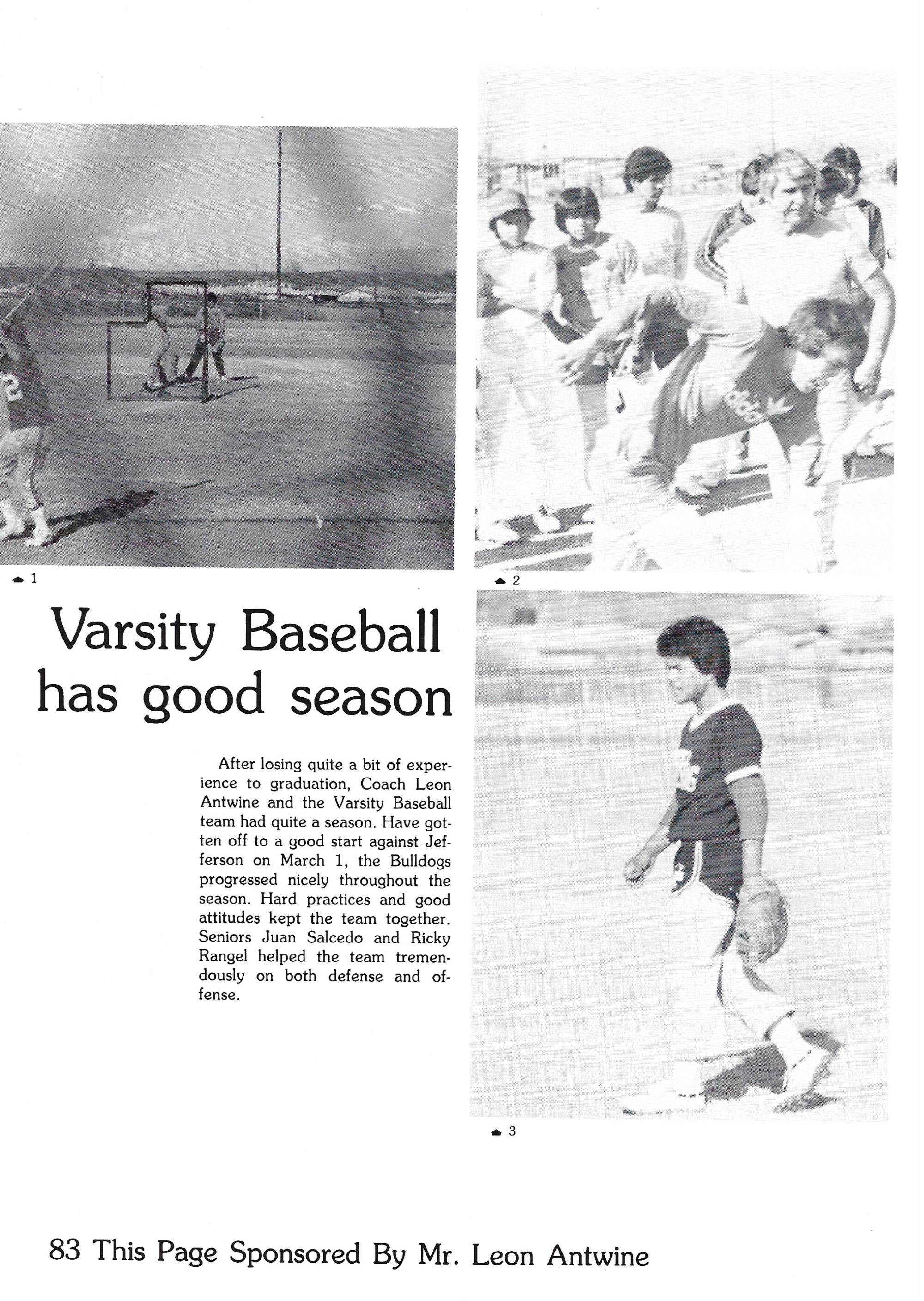 El Chato SHS Yearbook (1983) - El Chato #154
